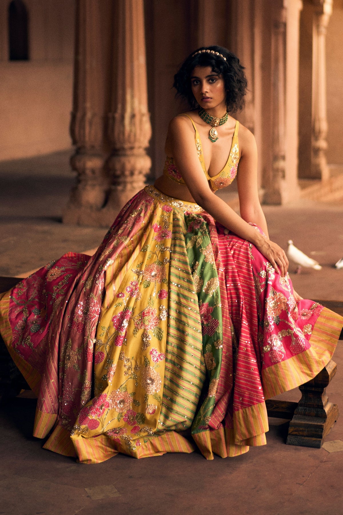 An Ode Rajasthani Lehenga Set