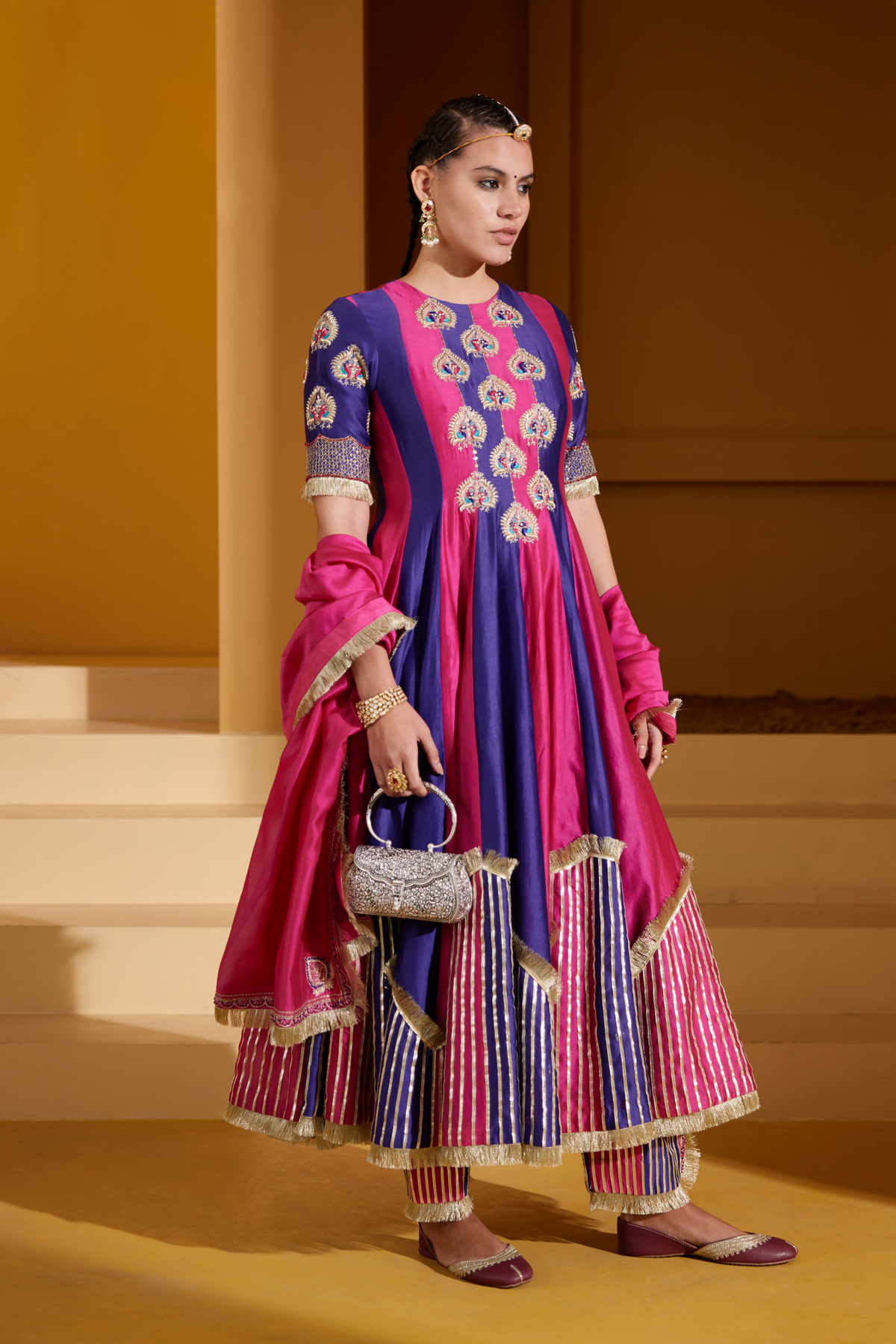 Pink/Purple Anarkali