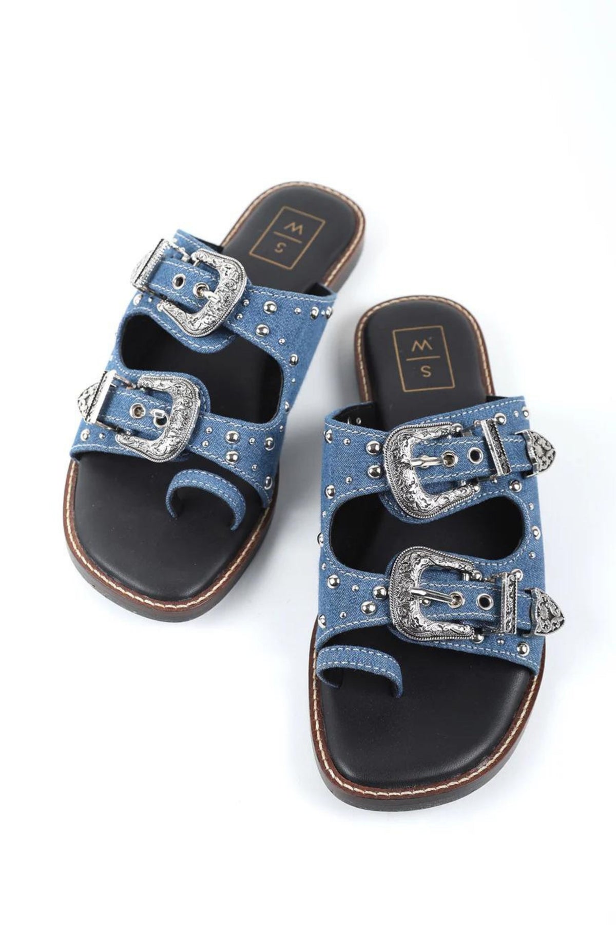 Noreen Denim Sandals