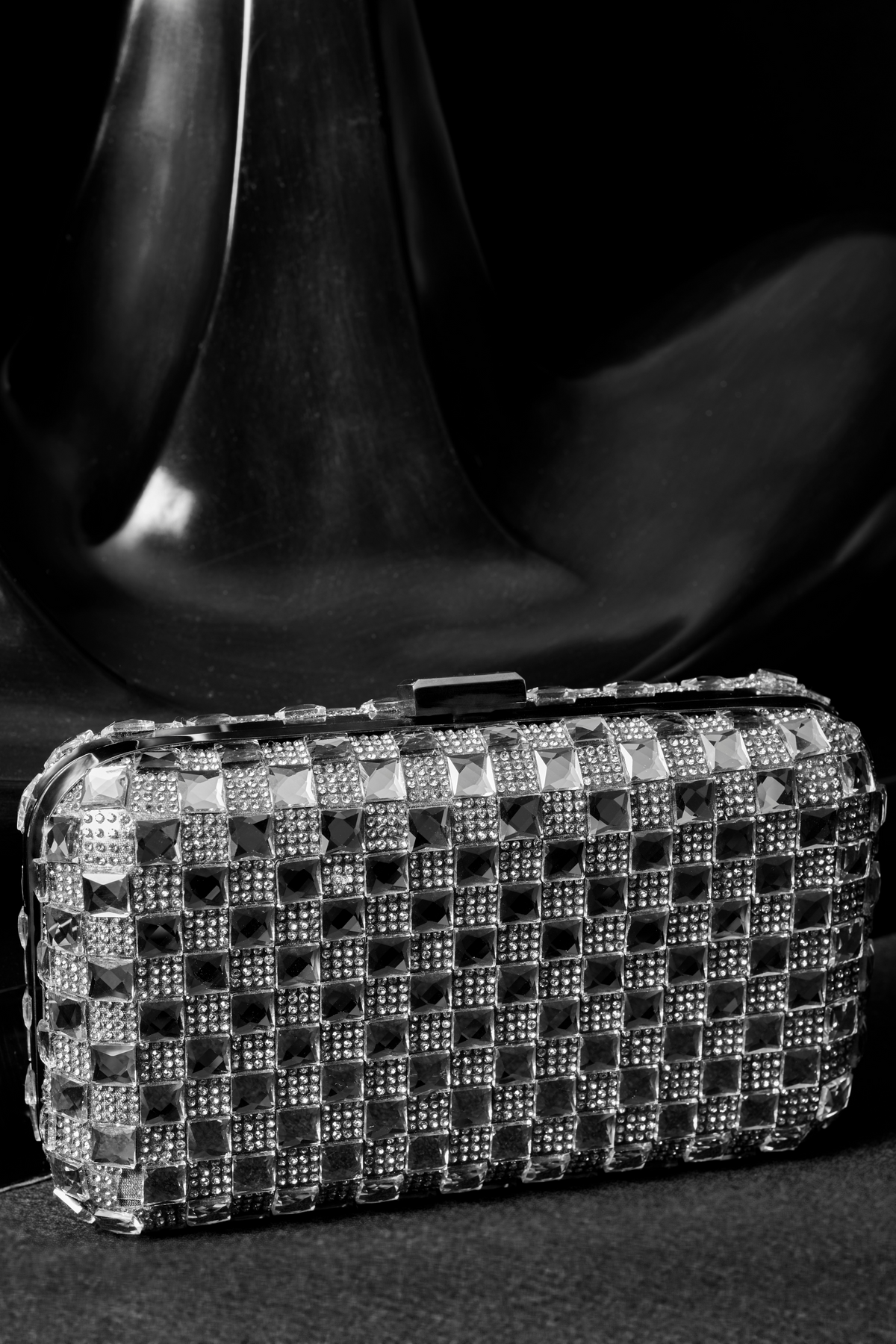 The Grey Bling Bag