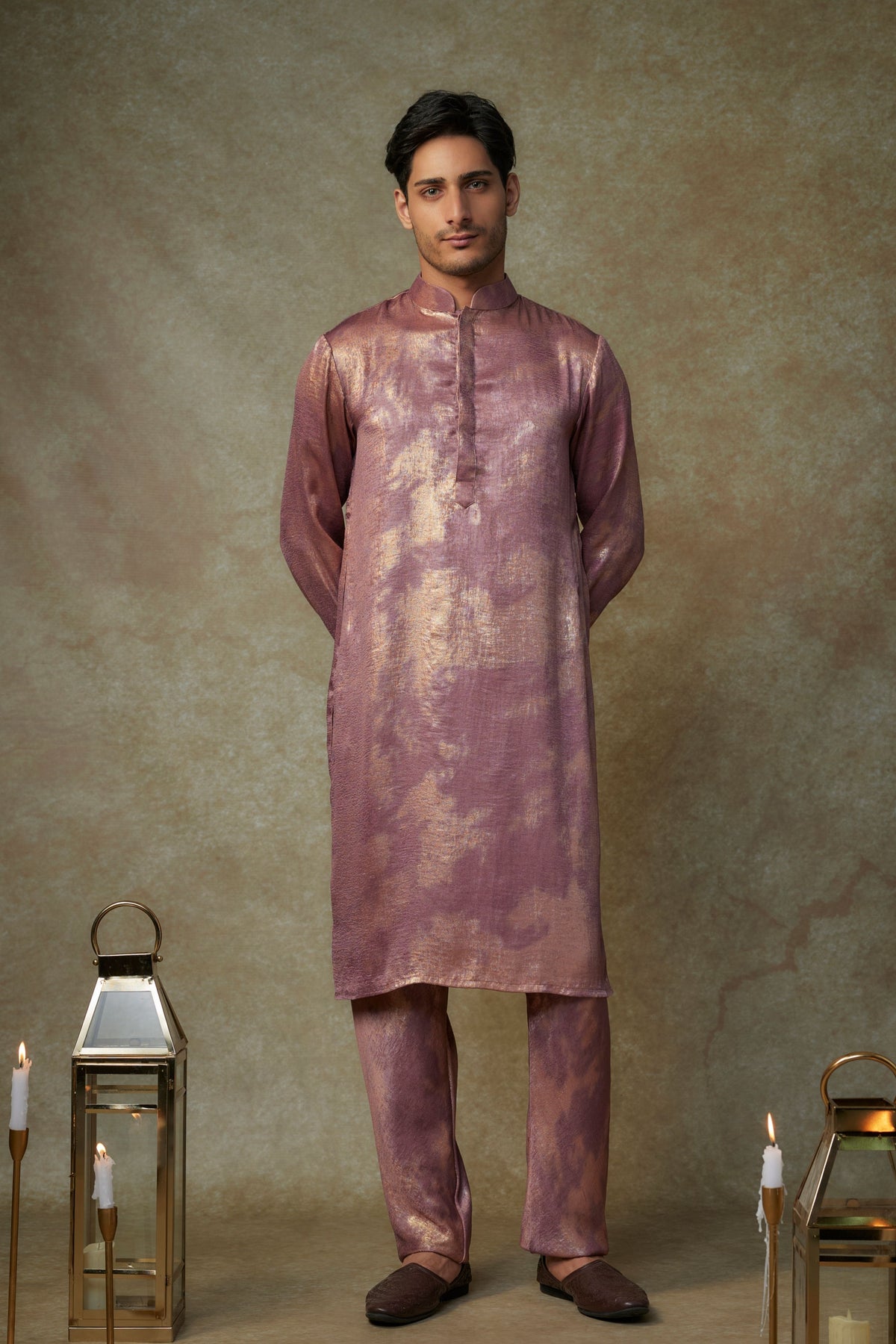 Maroon Kurta With Pantss