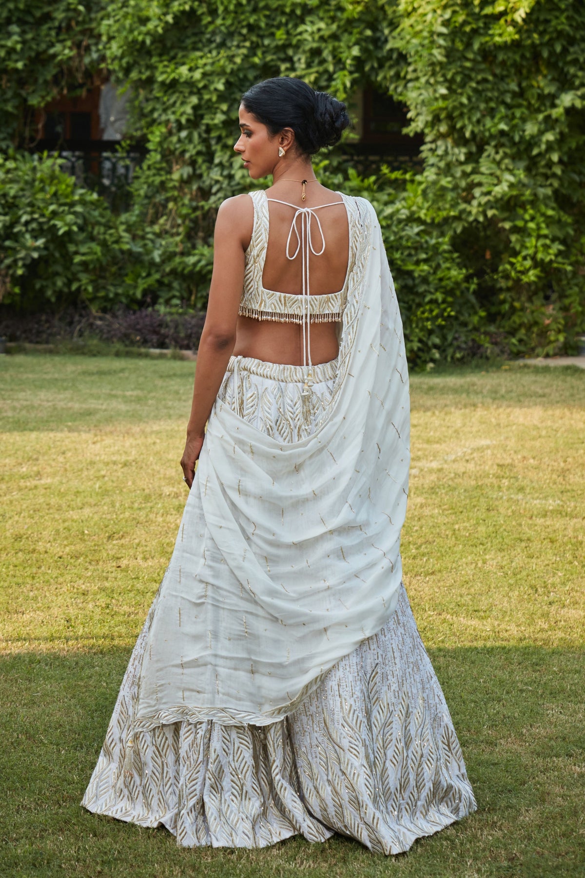 Off-white Samaira Lehenga Set