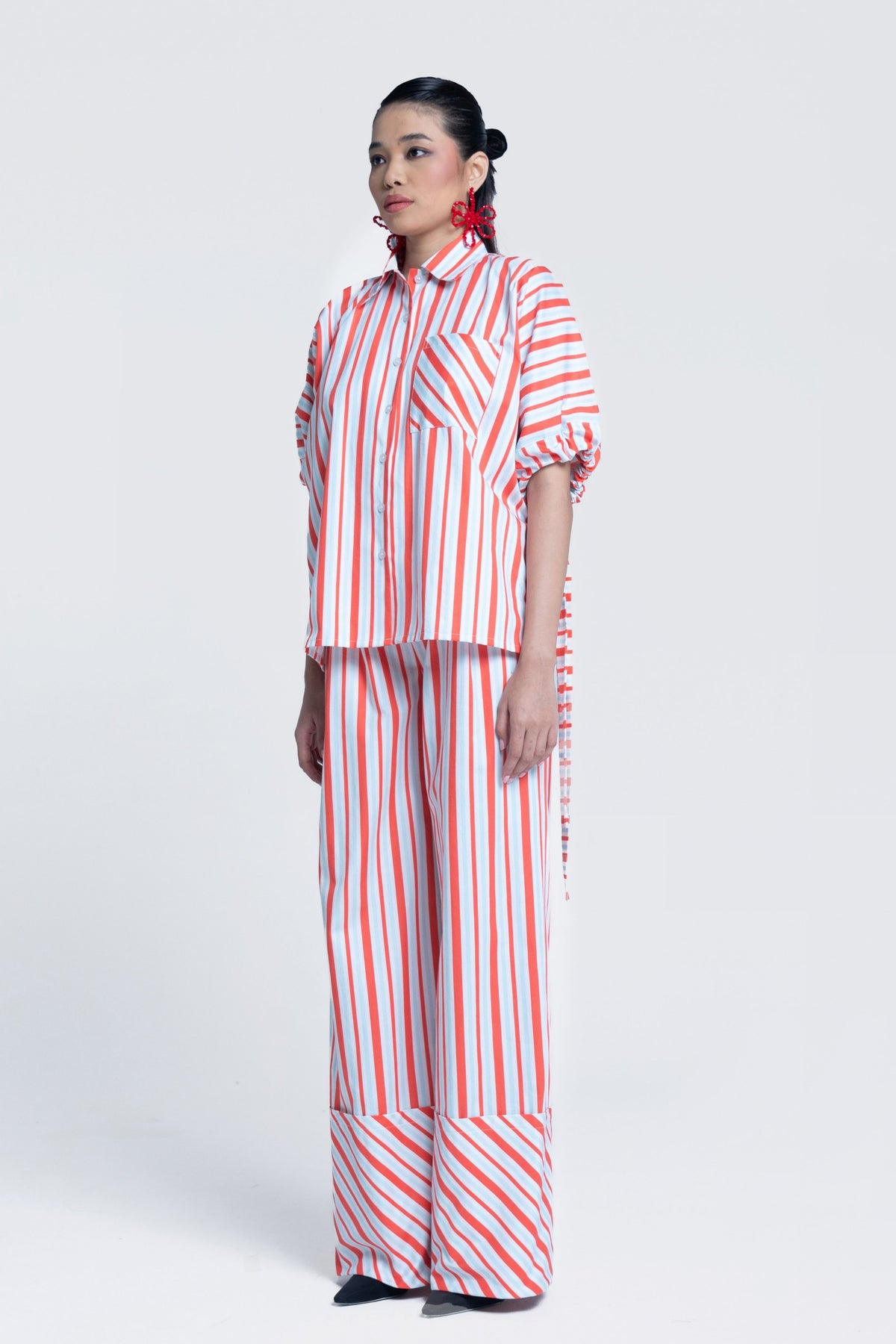 Sunset Stripes Straight Trousers