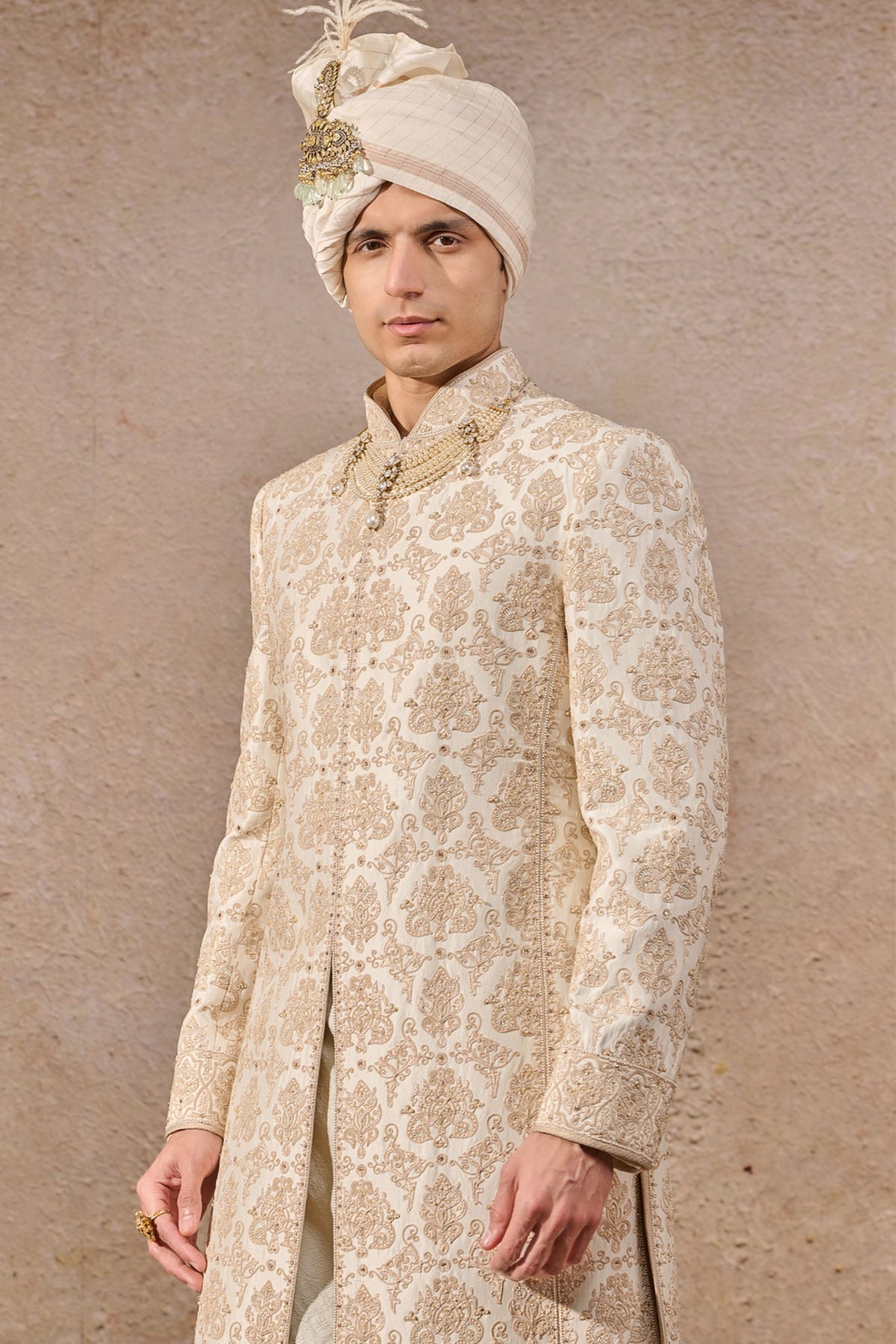 Classic Hand-embroidered Sherwani