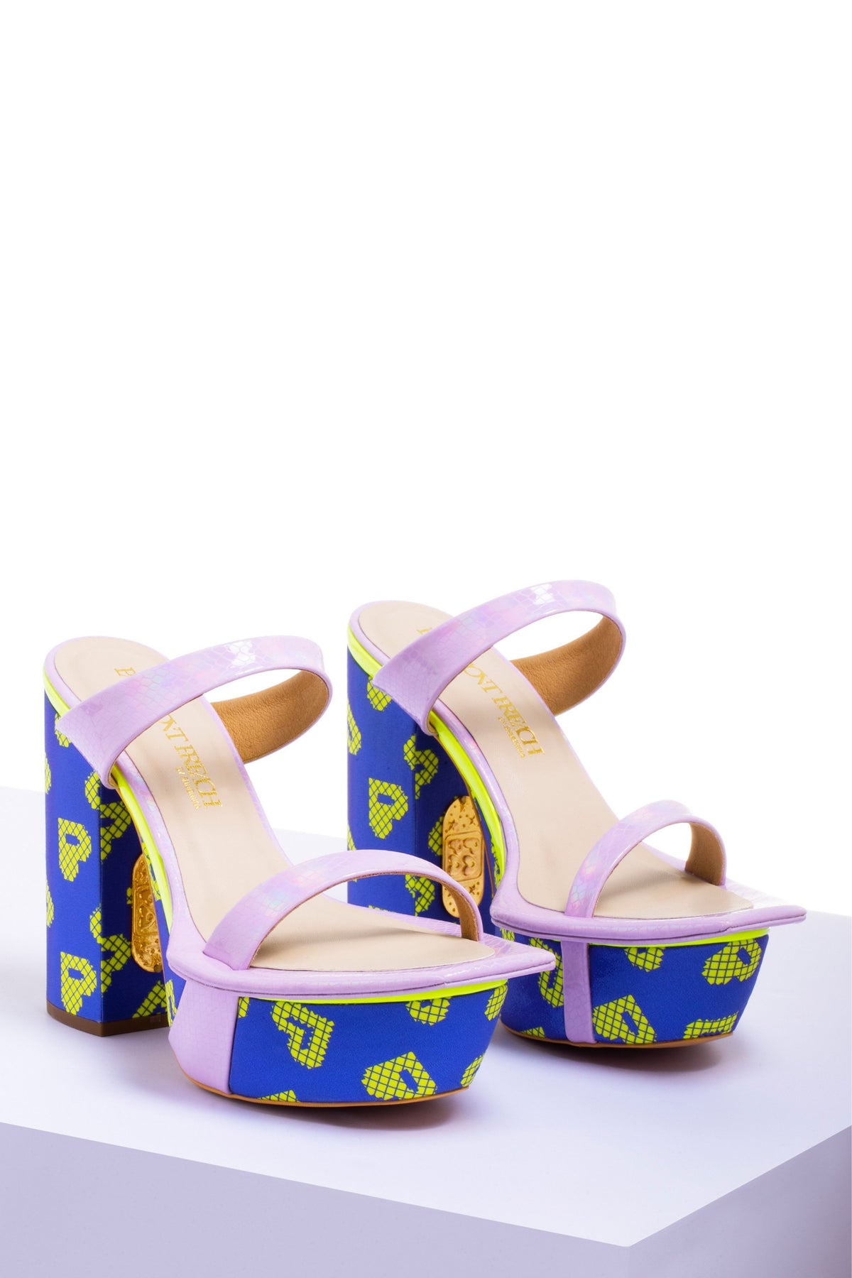 Pixel - Lilac Block Heels