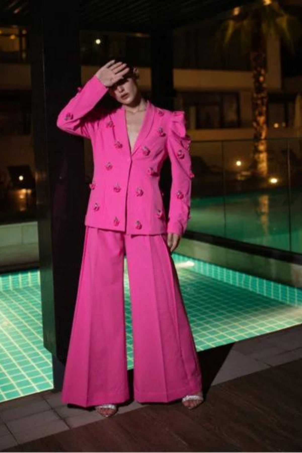 Boom Diamonte Pant Suit