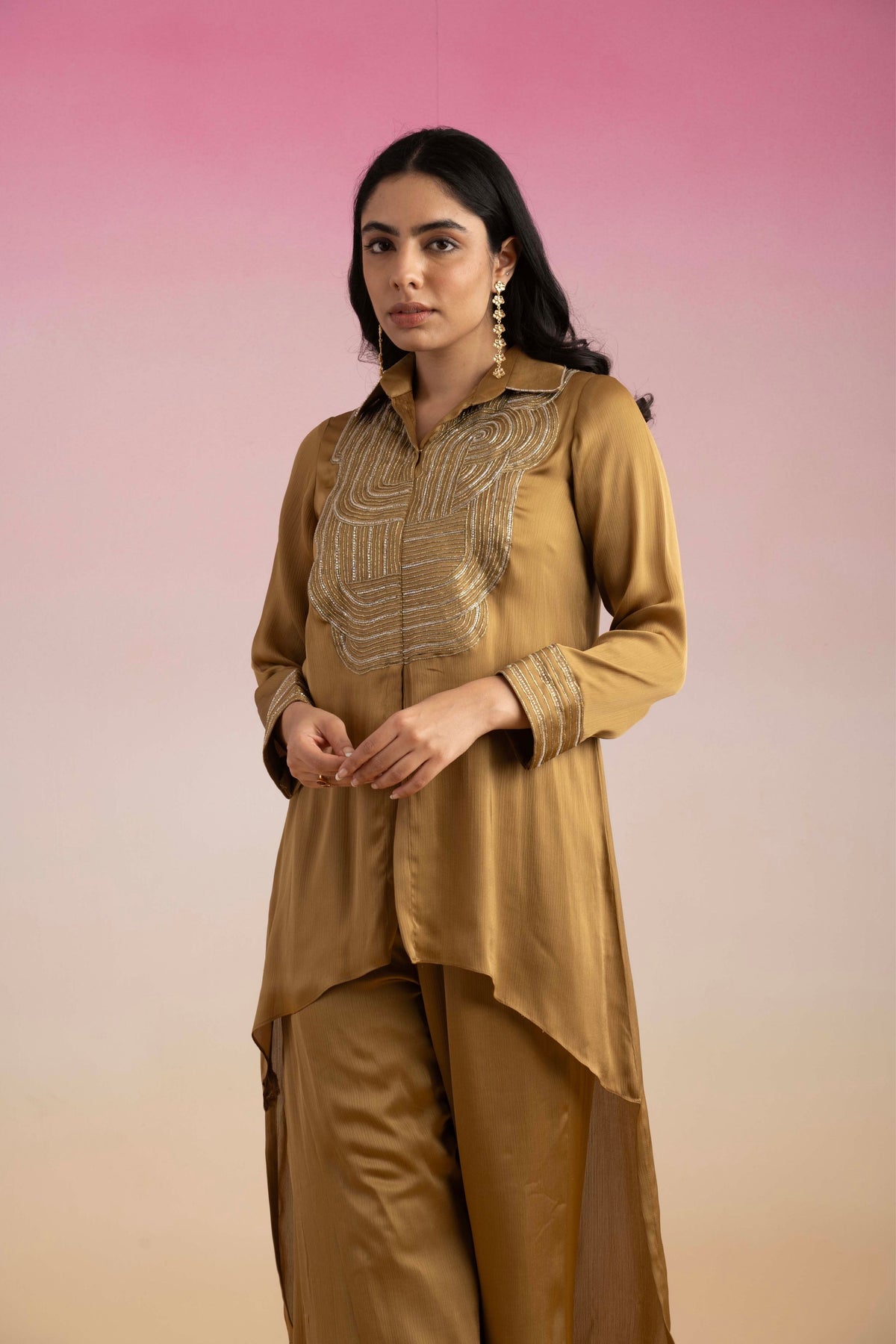 Chamak Gold  Co-Ord Set