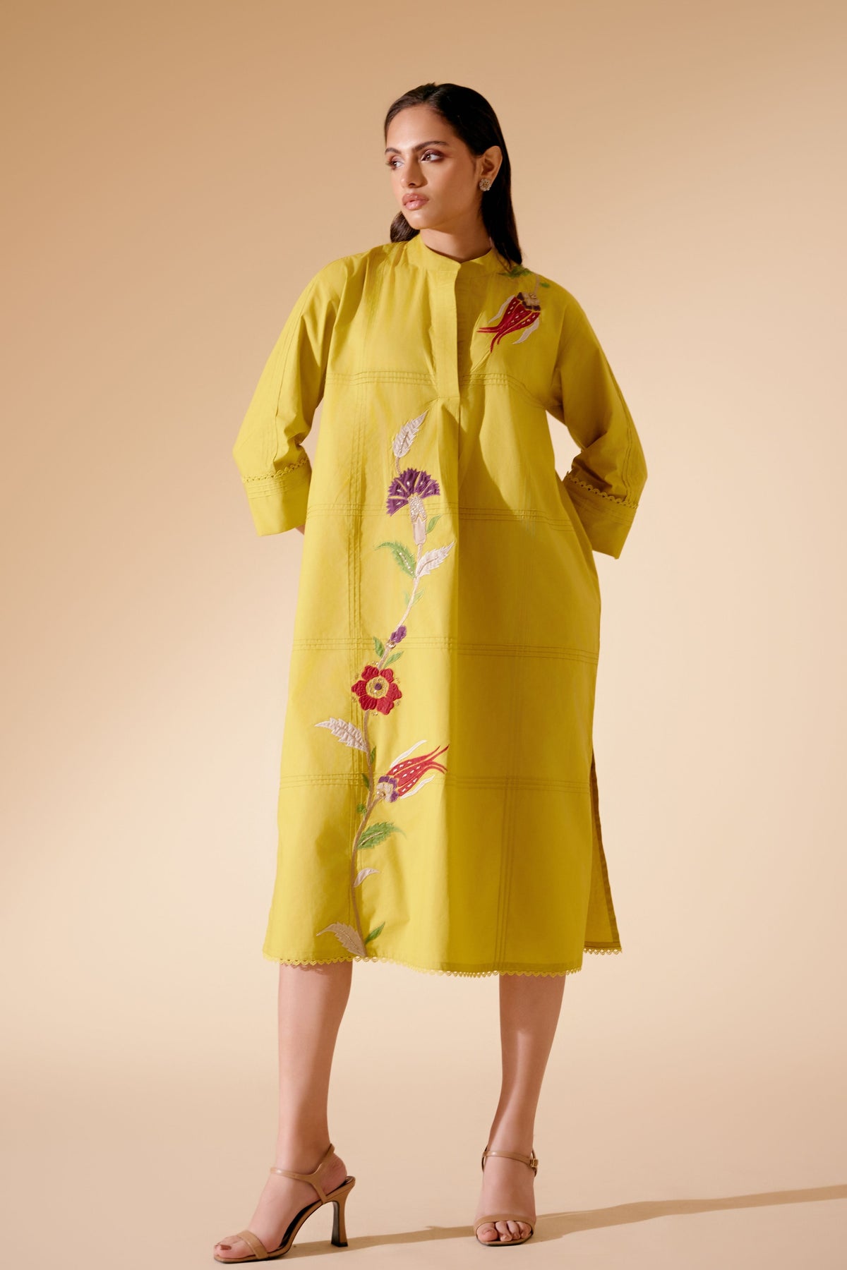 Neela Mustard Dress