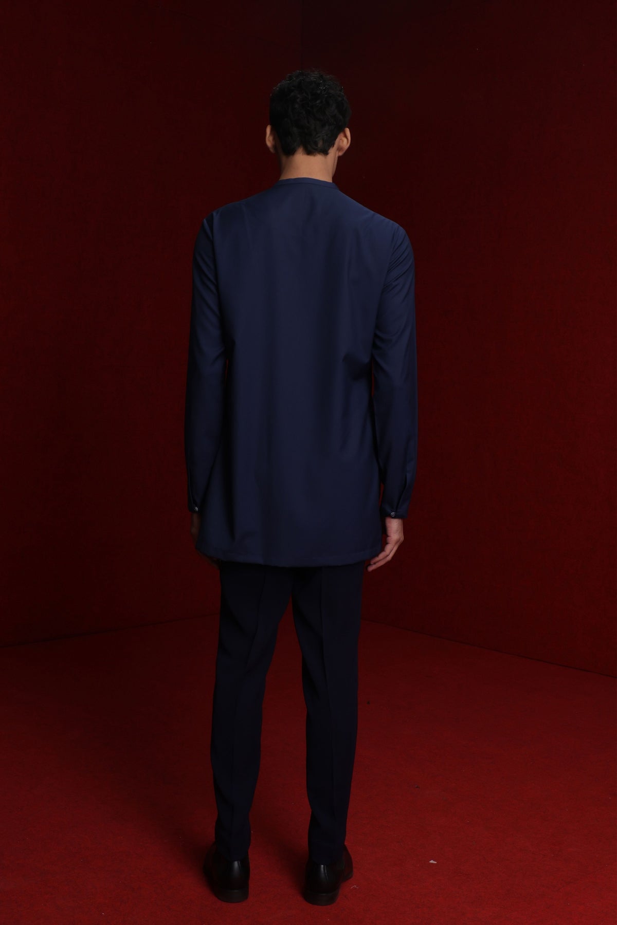 Navy Blue Kurta