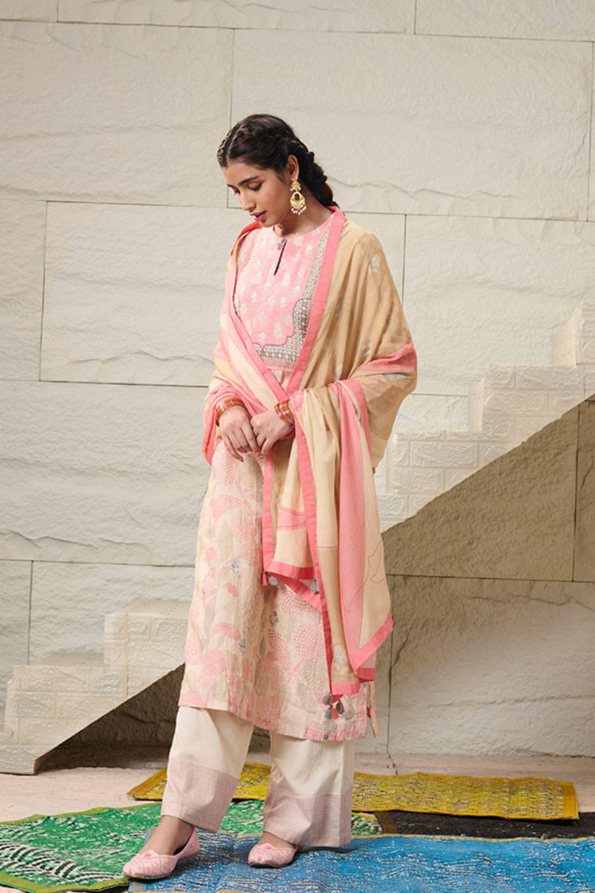 Aadya  Ivory Kurta Set