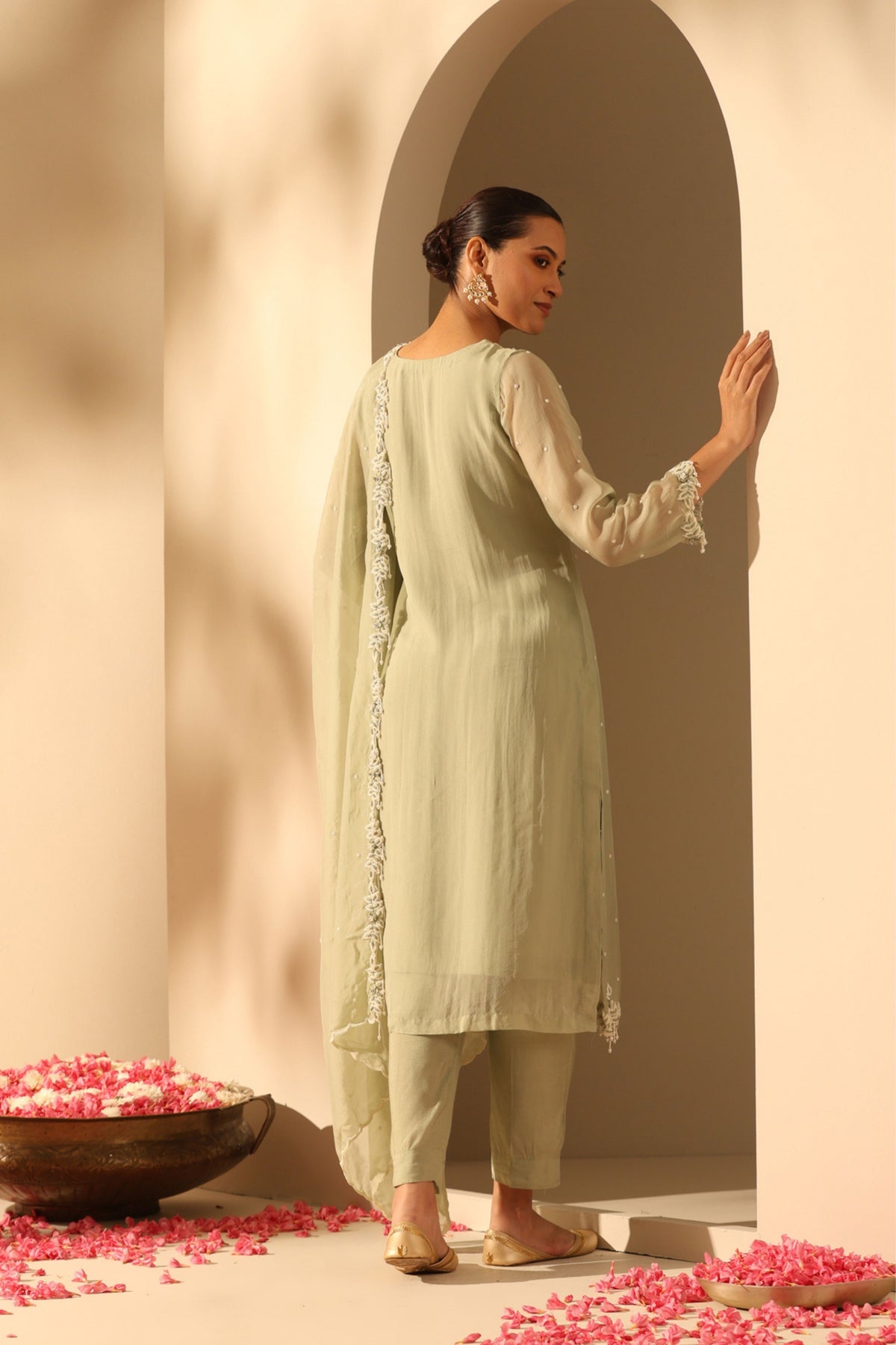 Pavni Green Kurta Set