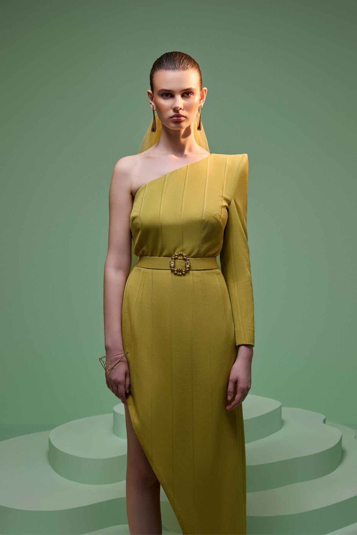 Mustard Kint Dress