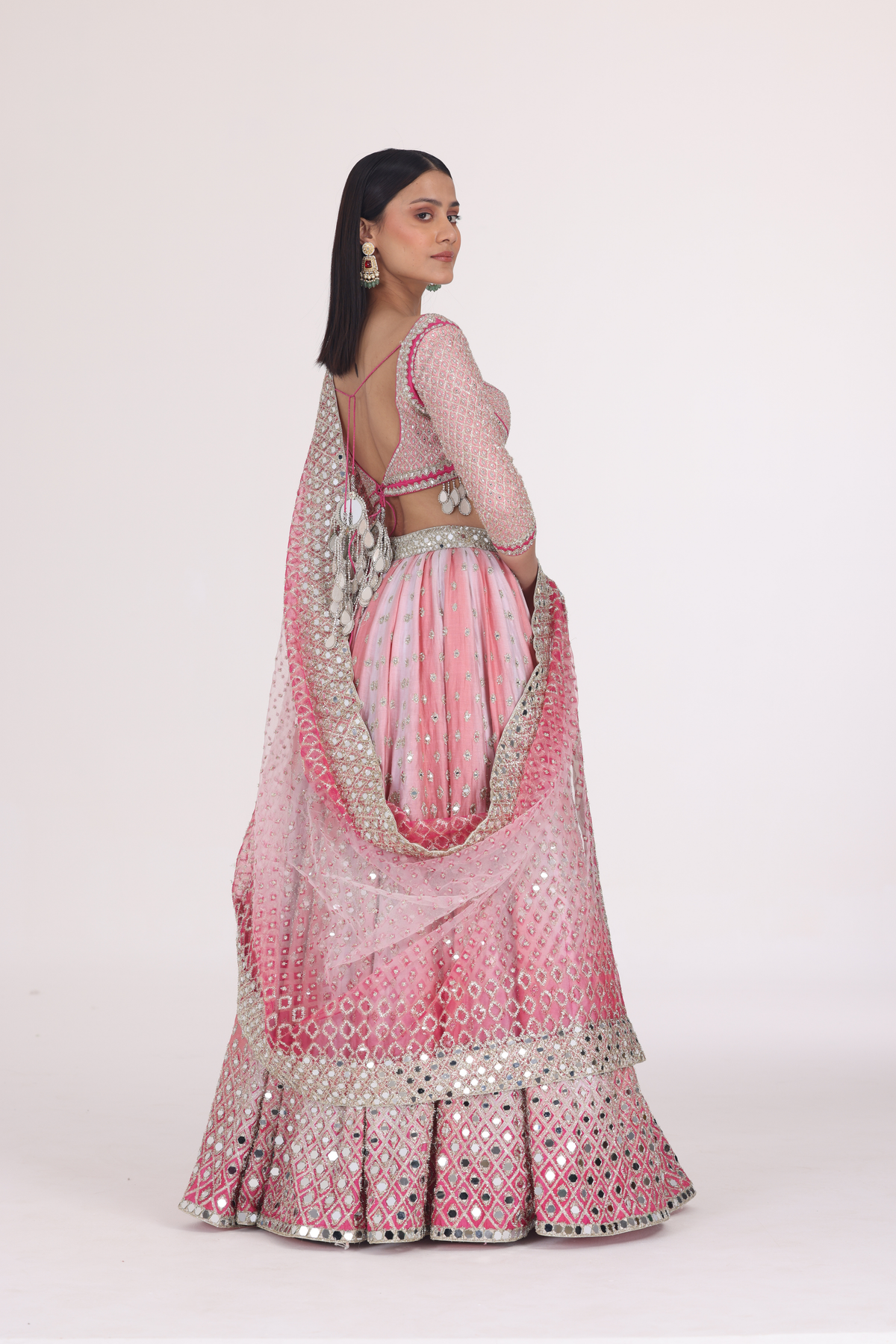 Pink Hues Printed Lehenga Set