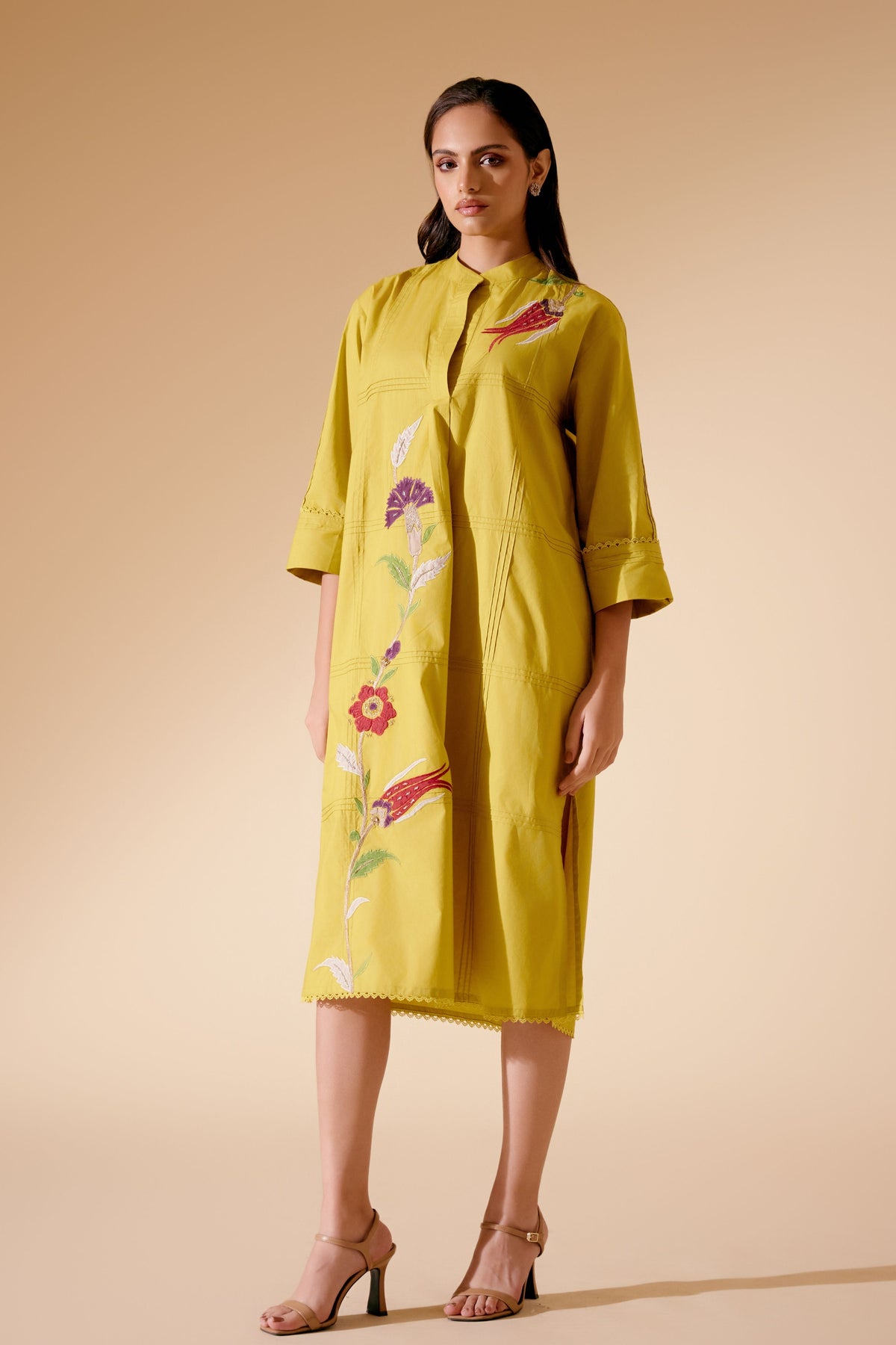 Neela Mustard Dress