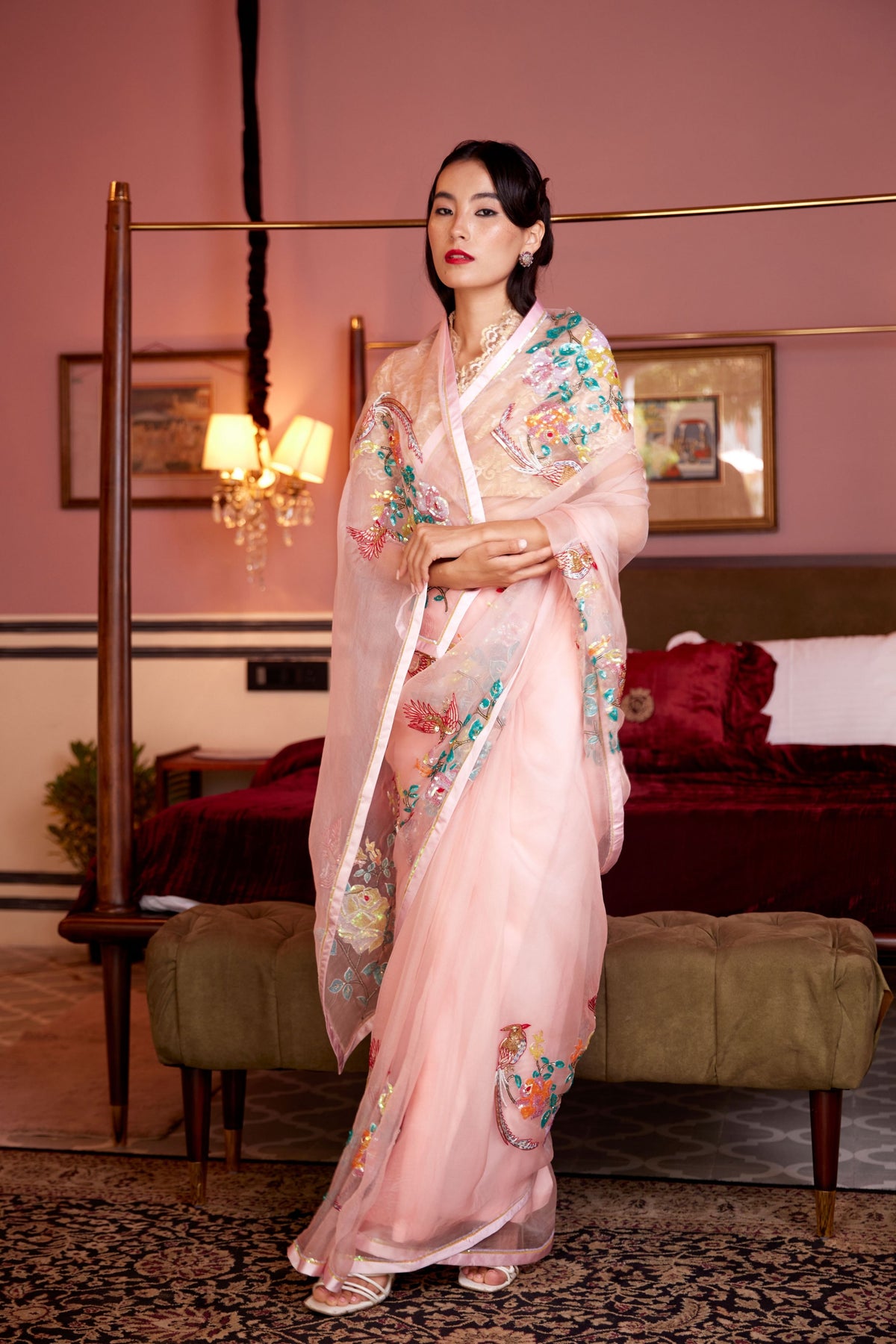 Lalitya Blush Pink Saree