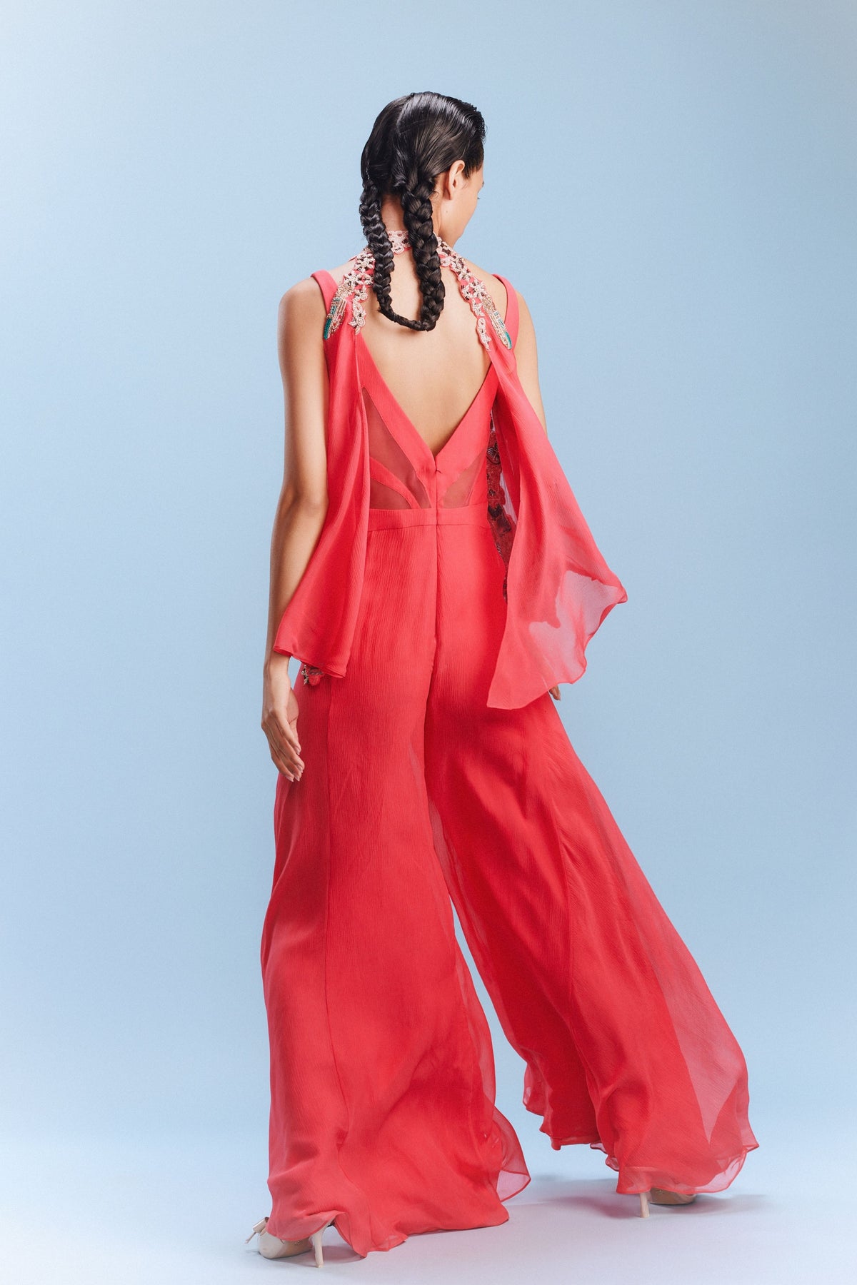 Nera Coral Jumpsuit Set