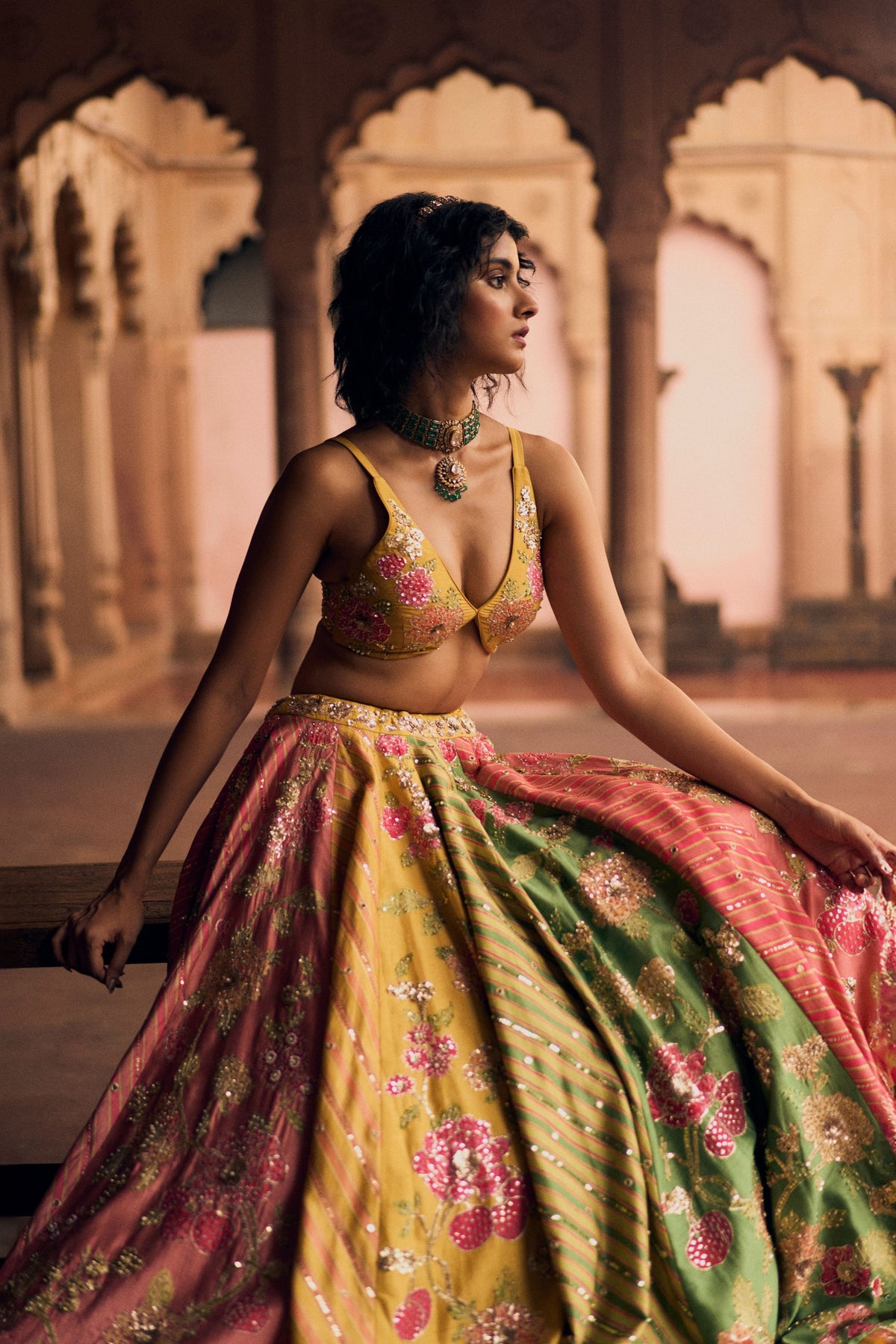 An Ode Rajasthani Lehenga Set