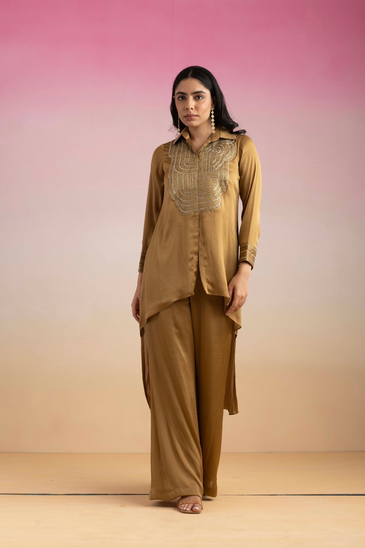 Chamak Gold  Co-Ord Set