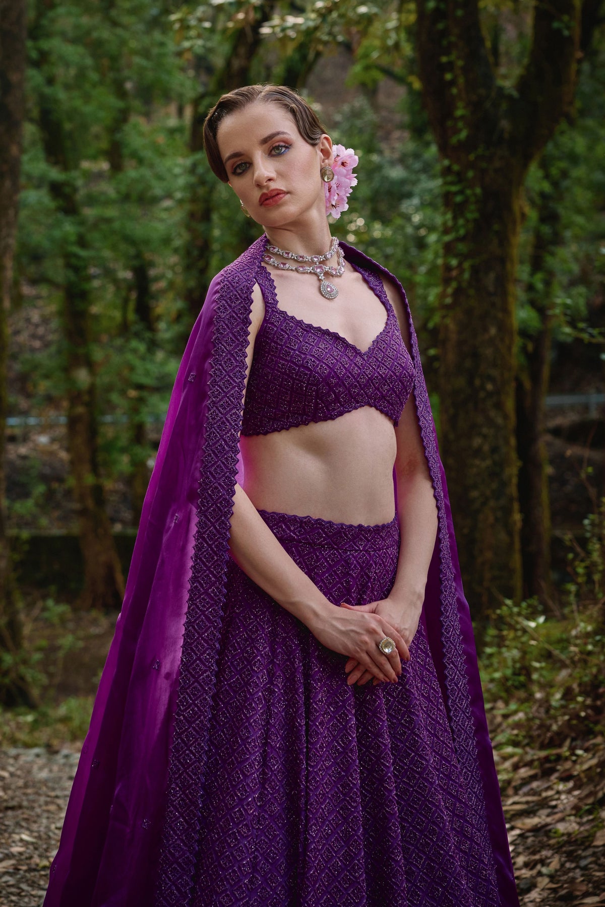 Iris Bloom Lehenga Set