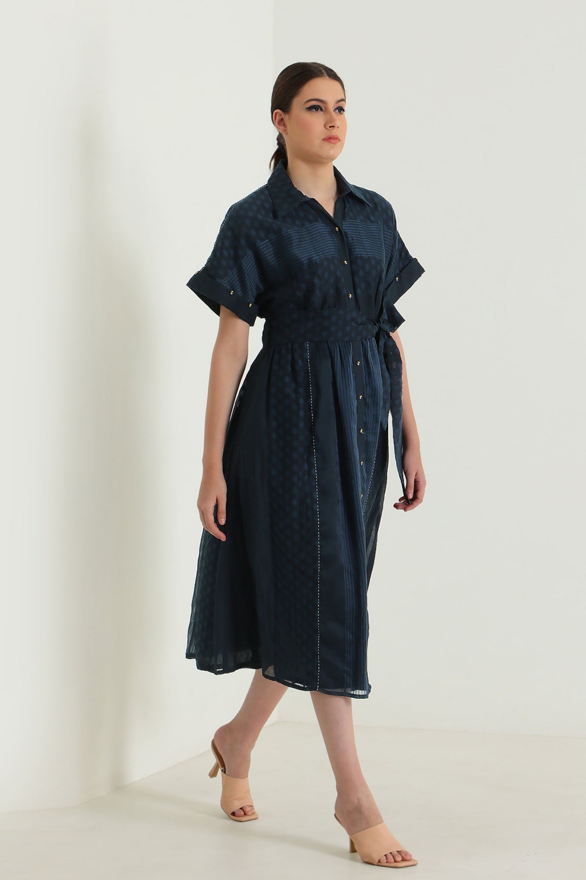 Banarsi Indigo Dress