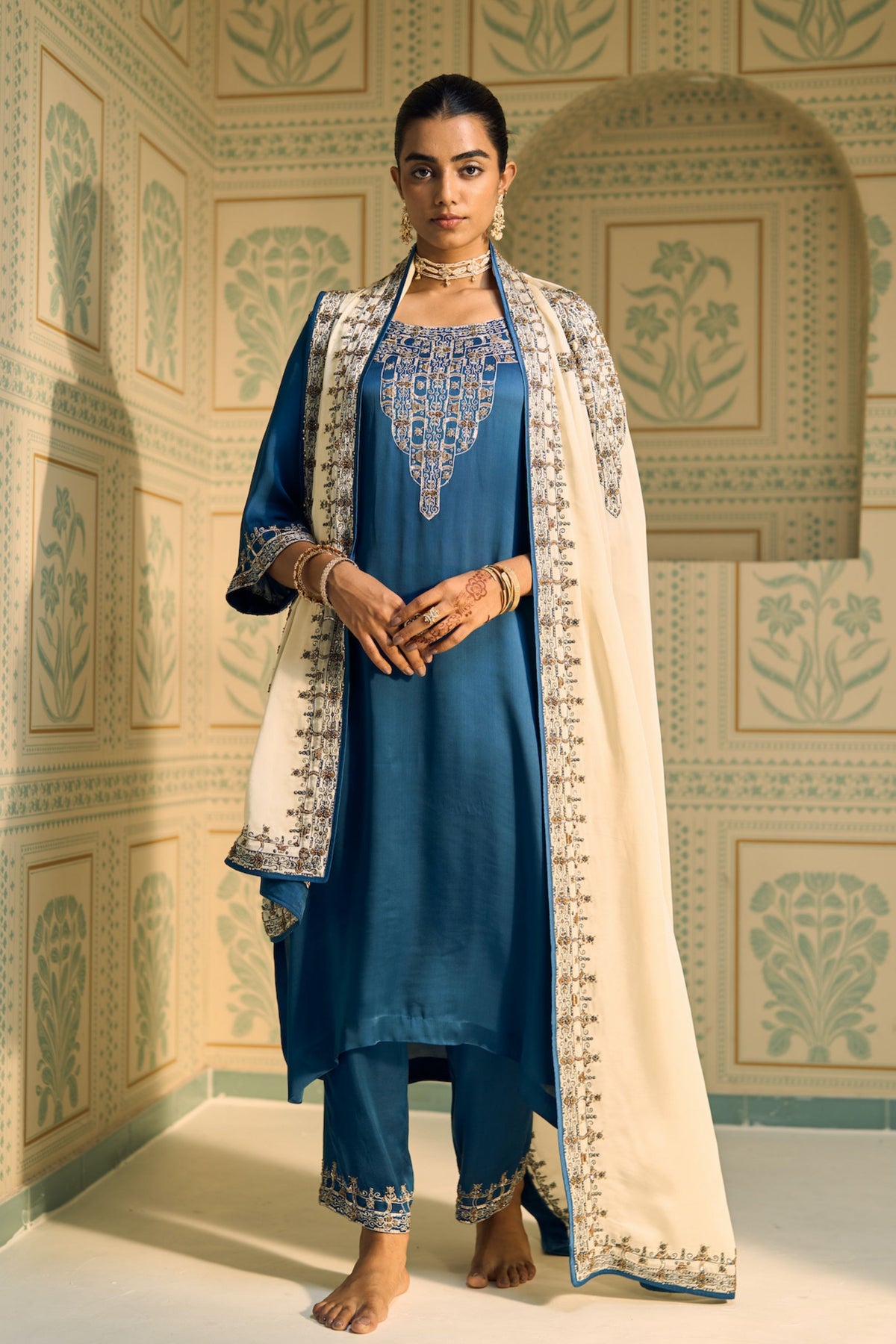 Blue Isha Kurta Set