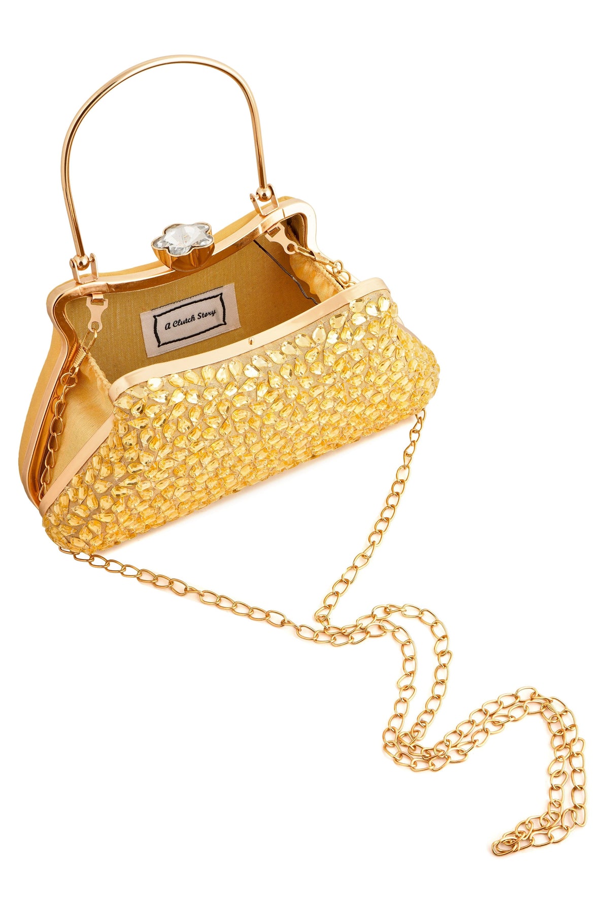 Gold Topaz Clutch