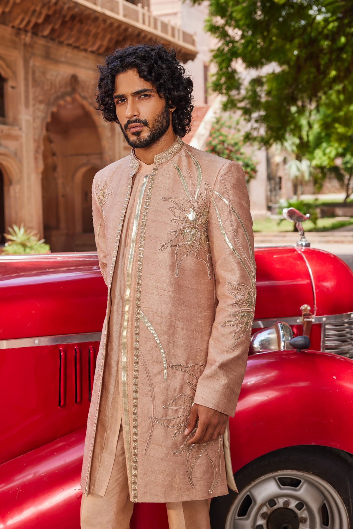 raabta Silk Sherwani Set