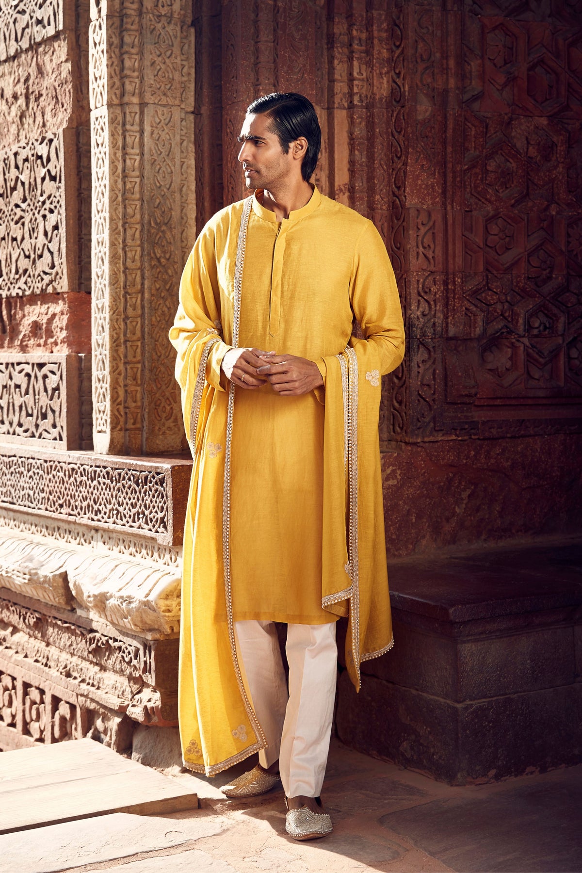 The Royal Haldi Kurta Set