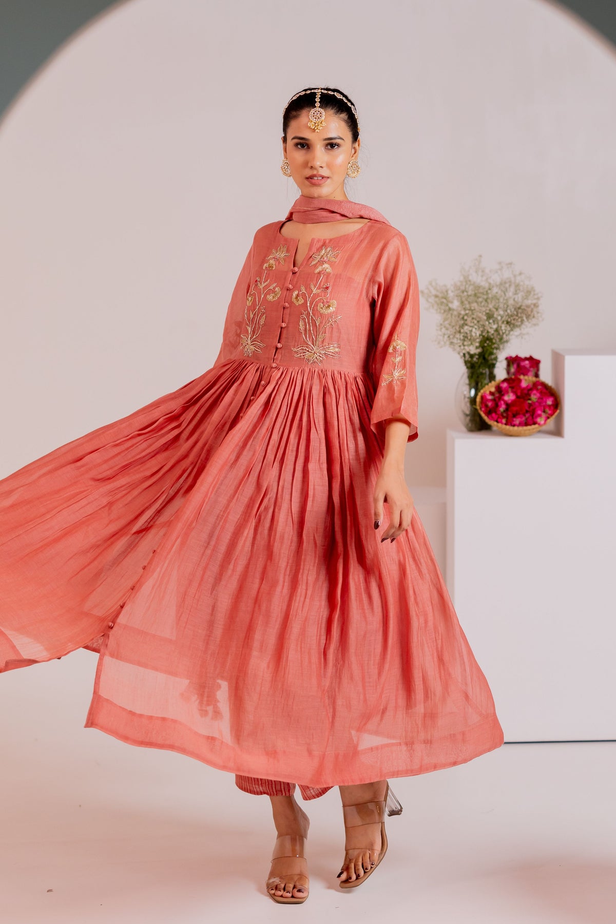 Naghma Pink Kurta Set