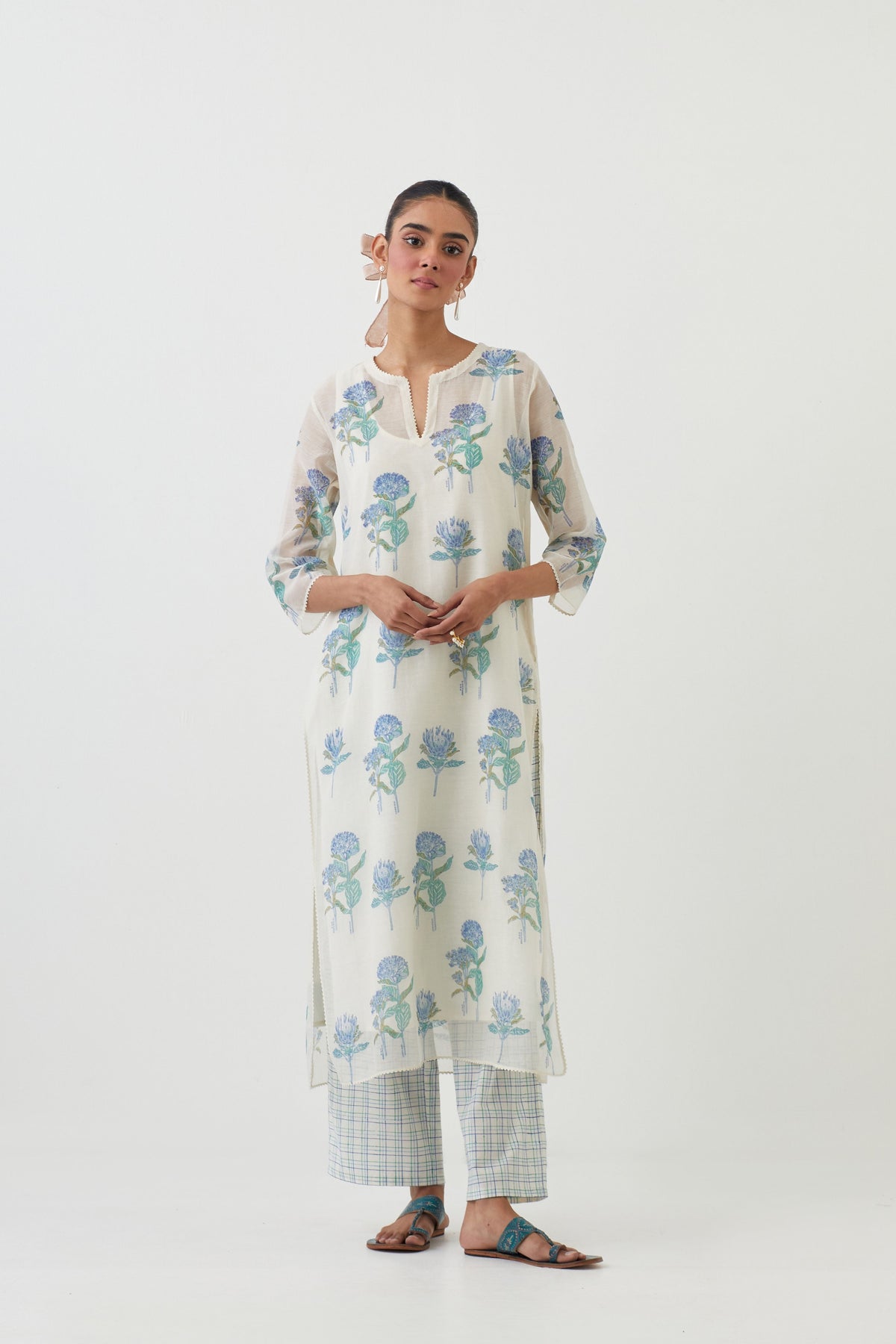 Botanic Blue Kurta Set