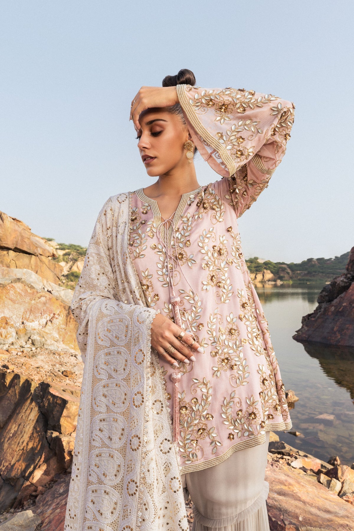 Bloom Blush Pink Kurta