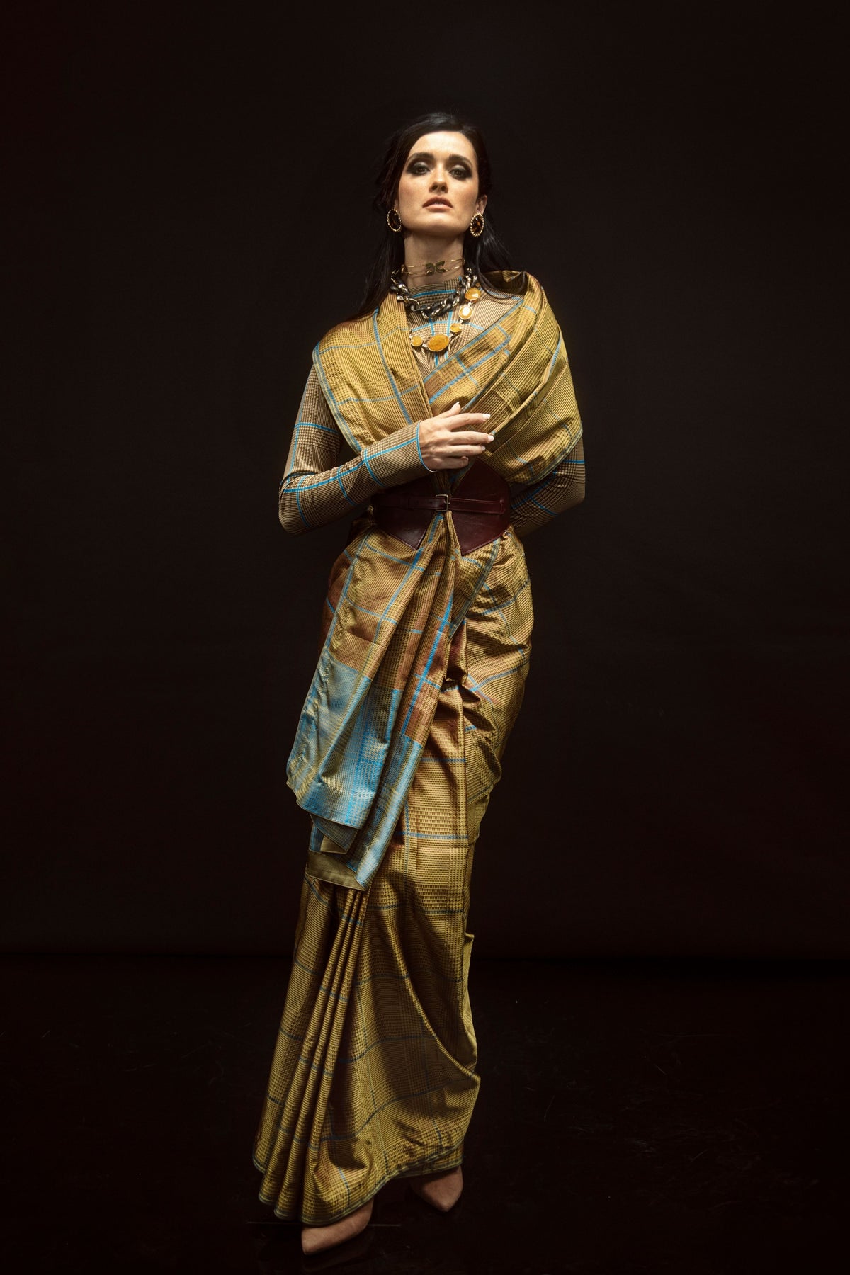 The Chessboard Saree