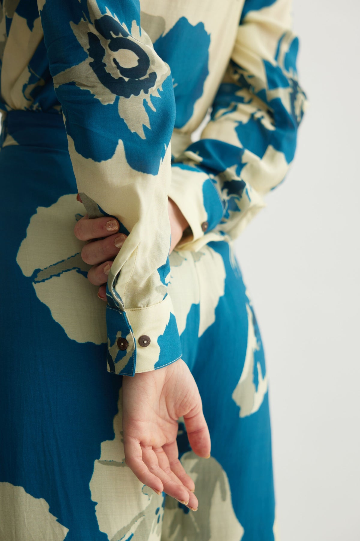 Blue Floral Shirt