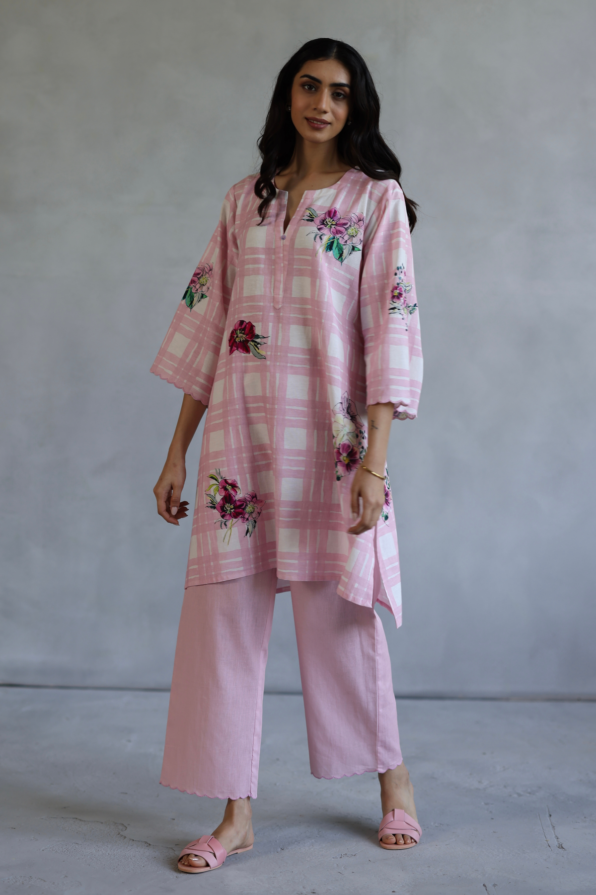 Pink Icecream Tunic Set