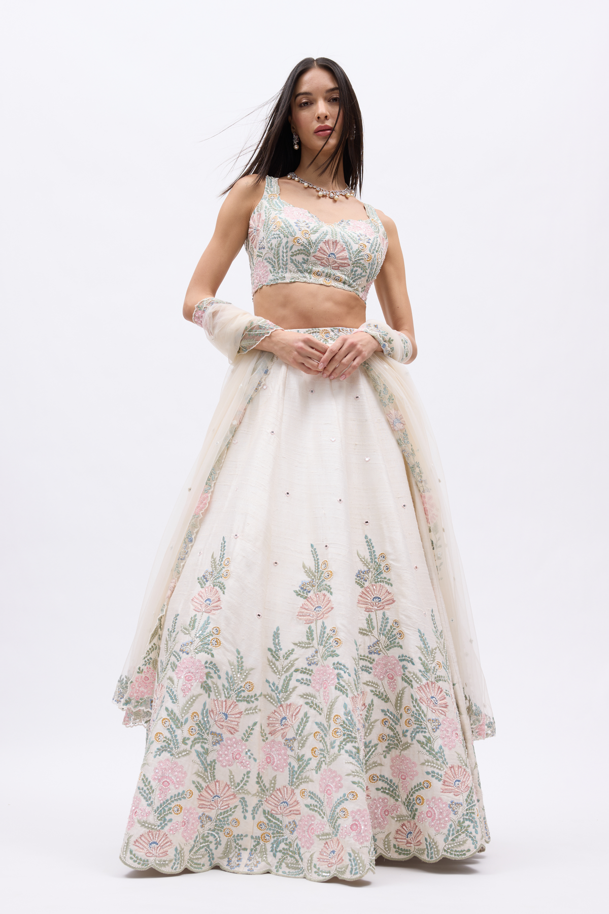 Chintz Lehenga Set