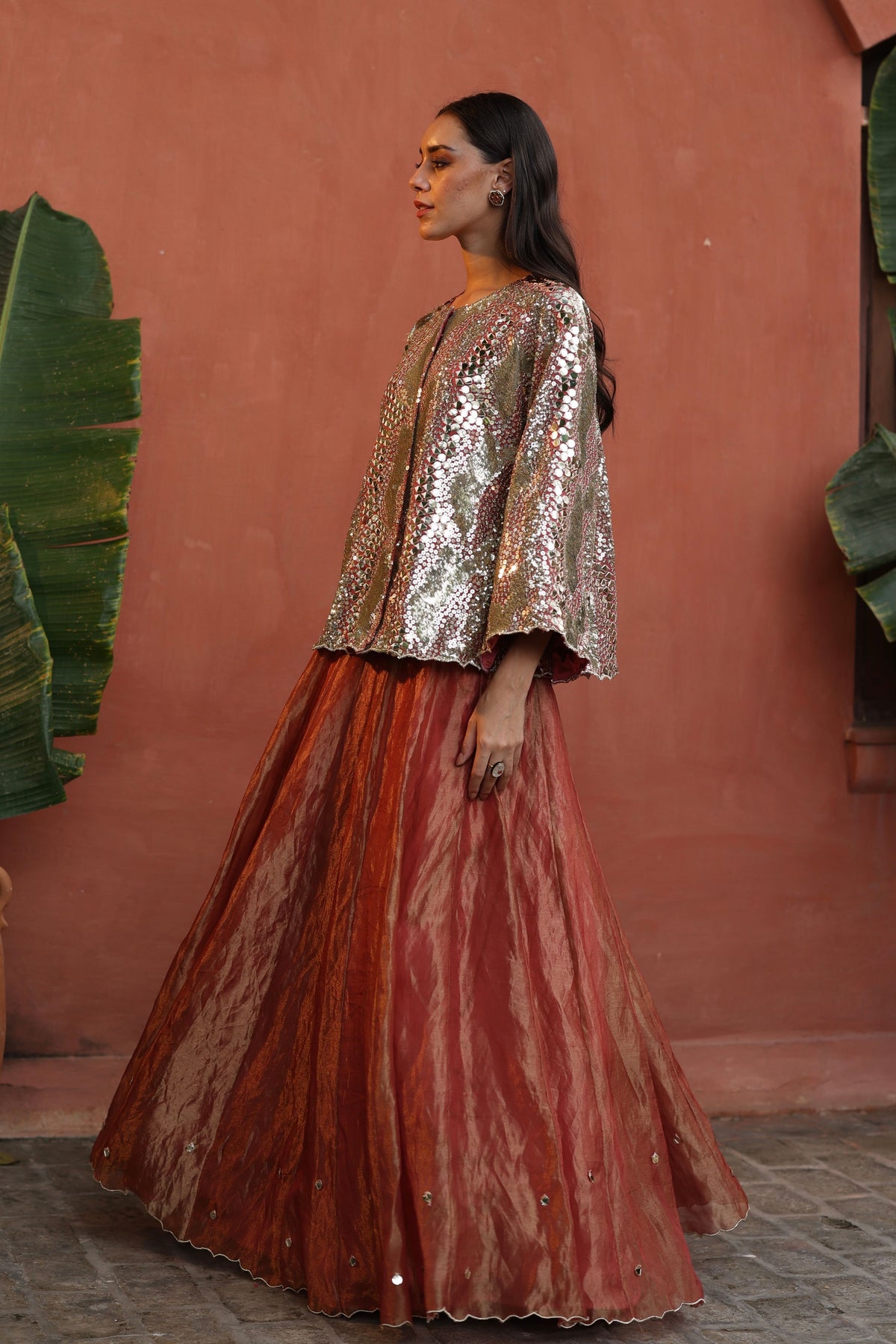 Peach Zohra Lehenga