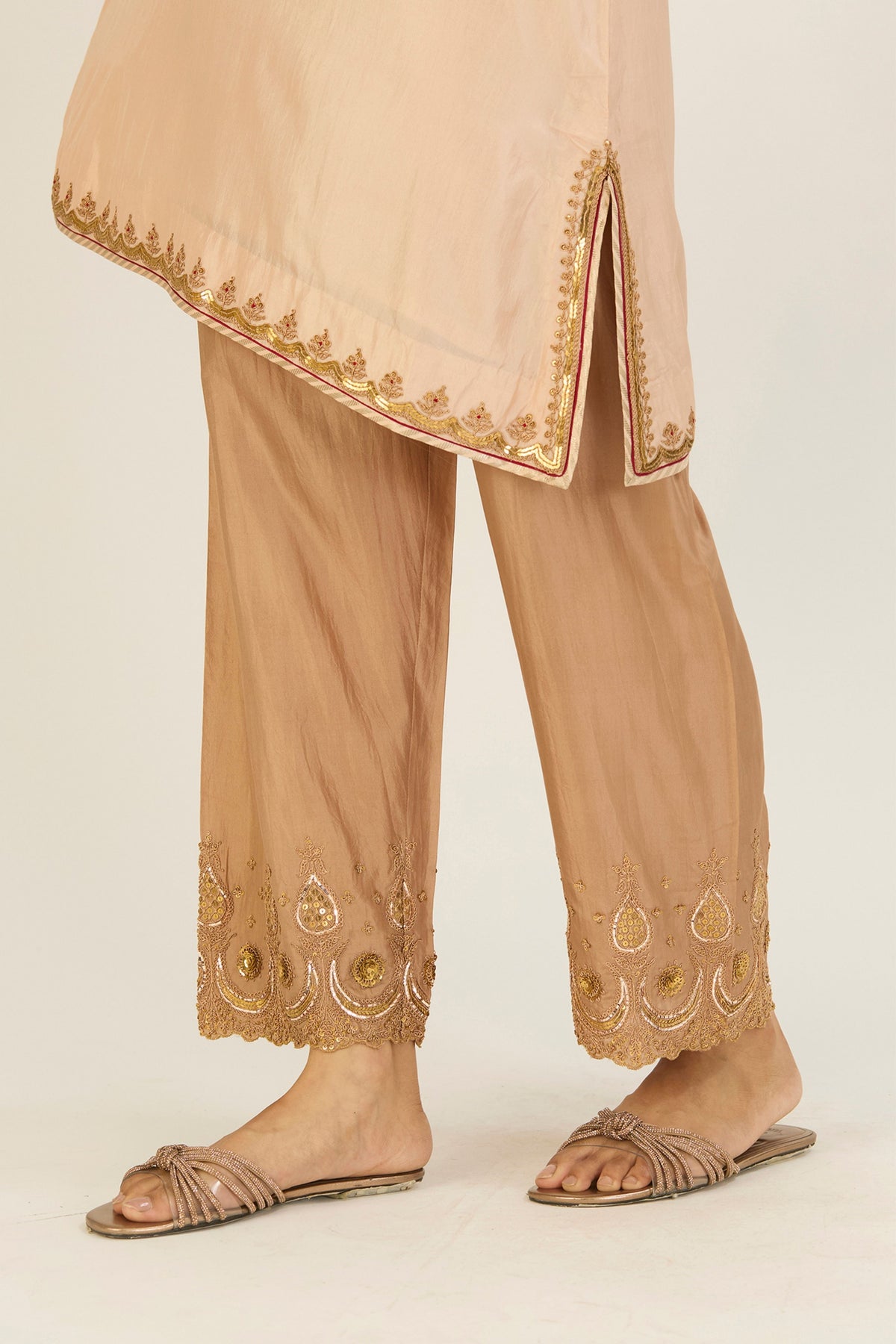 Alta Champagne Kurta &amp; Pants