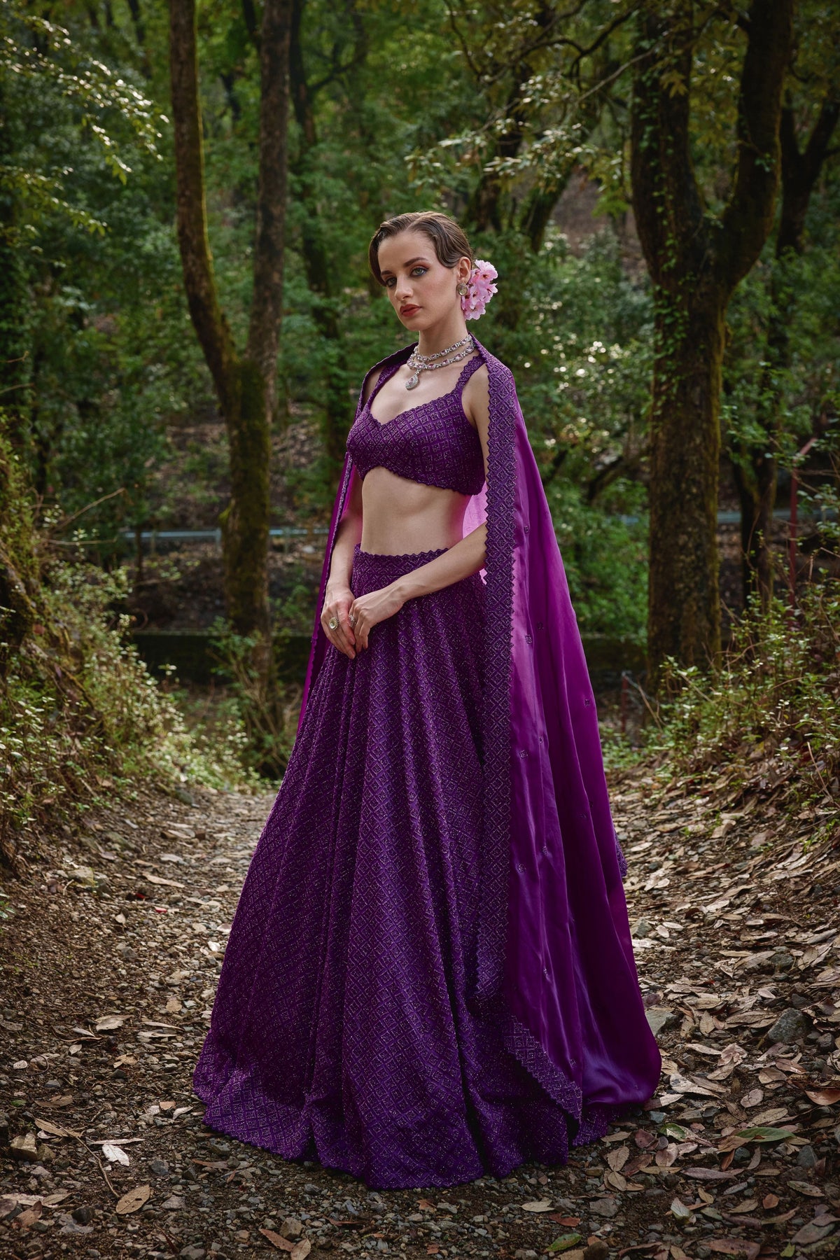 Iris Bloom Lehenga Set