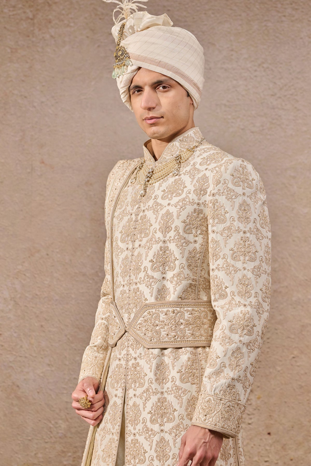 Classic Hand-embroidered Sherwani