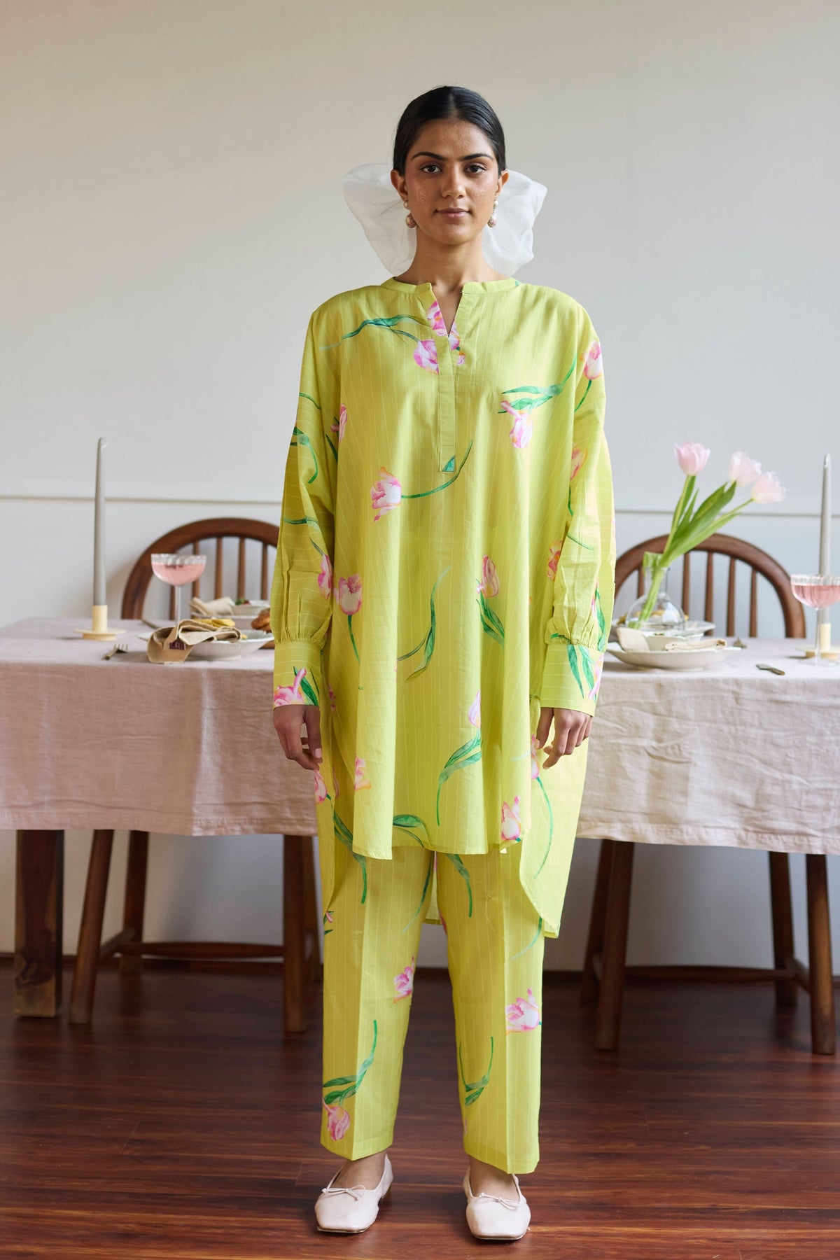 Lime Anti Tunic Set