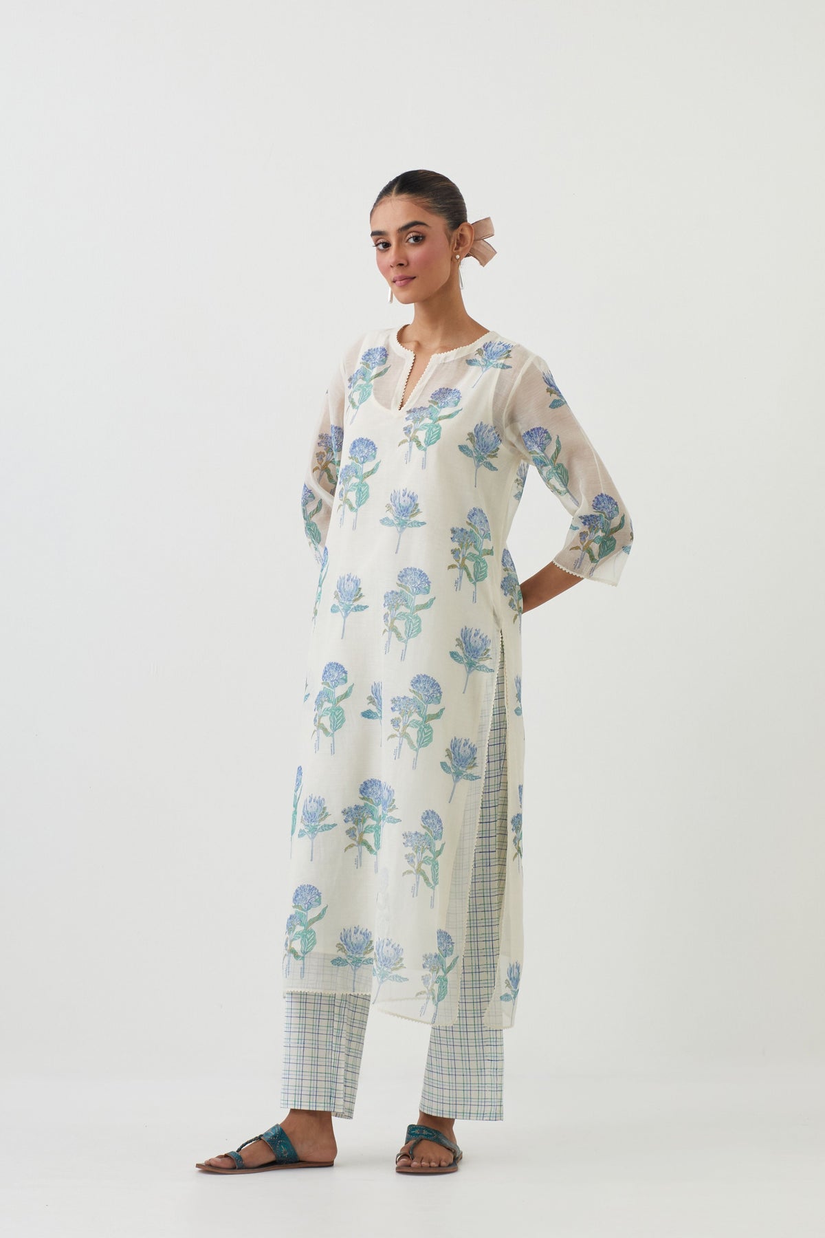 Botanic Blue Kurta Set