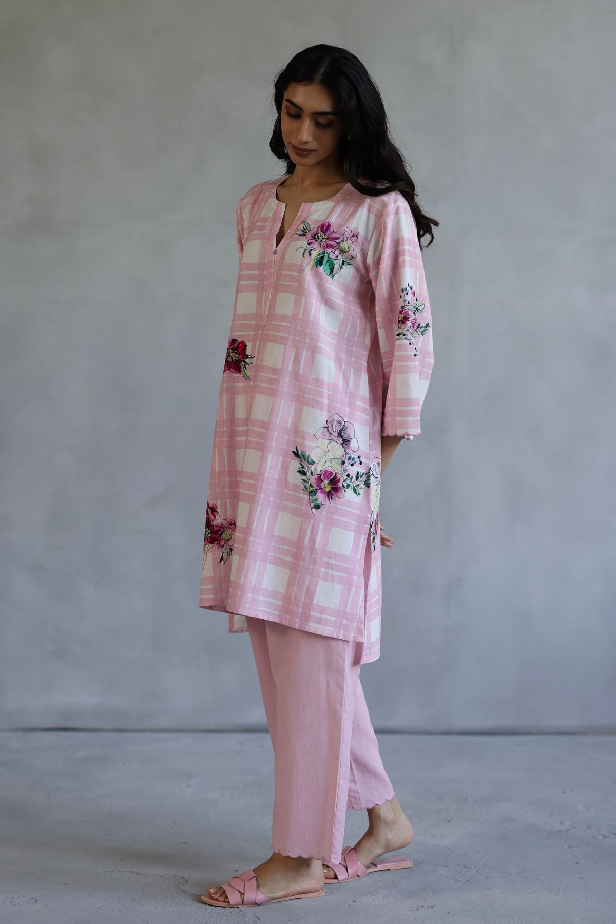 Pink Icecream Tunic Set