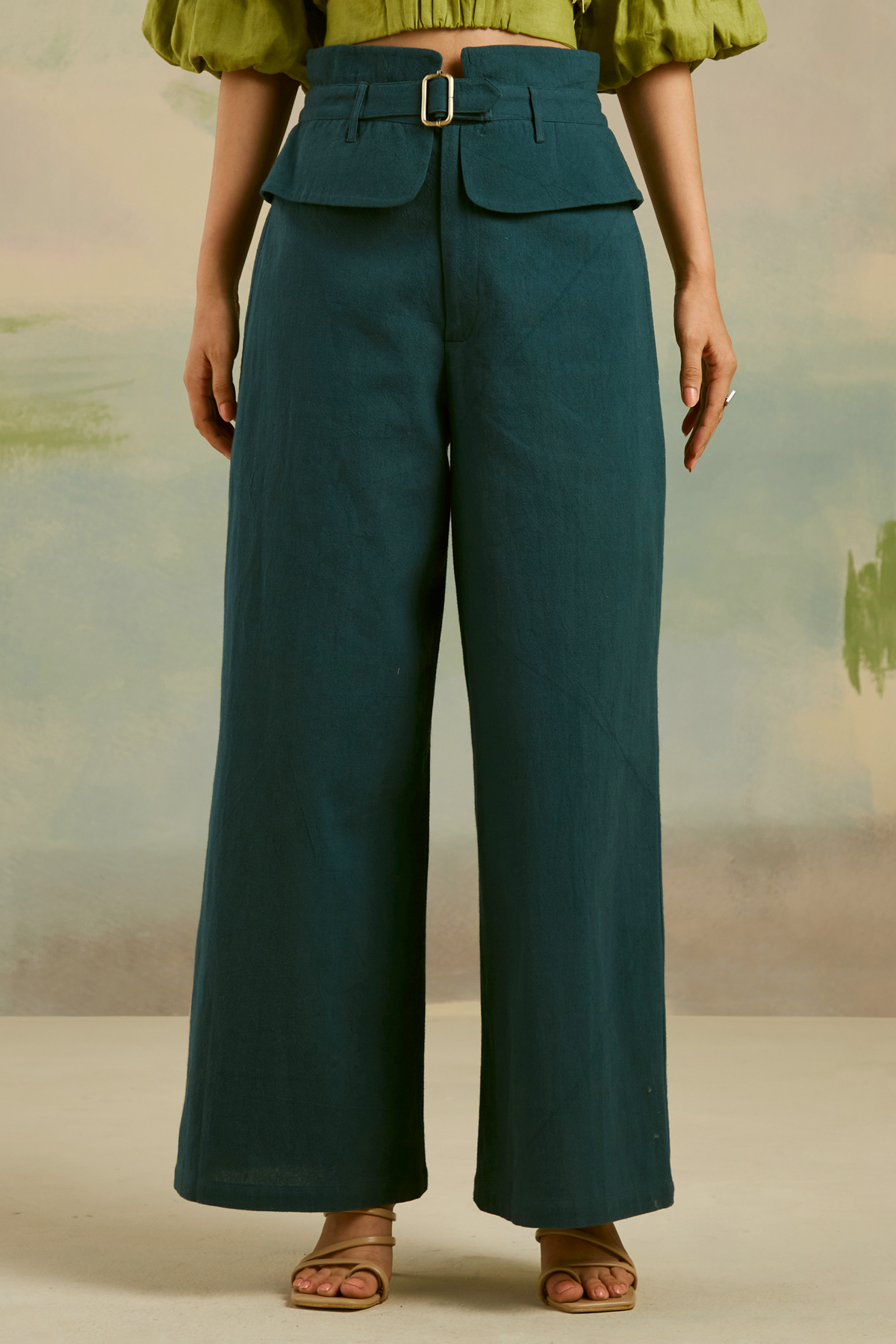 Blue Tram Pants