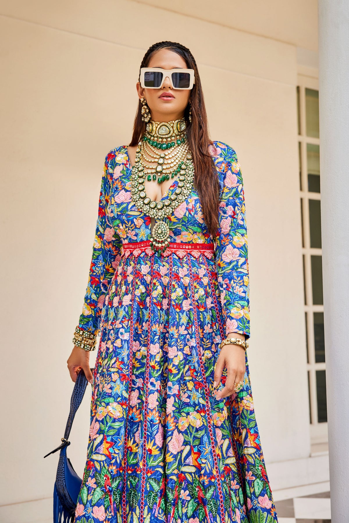 Shikargah Floral Anarkali