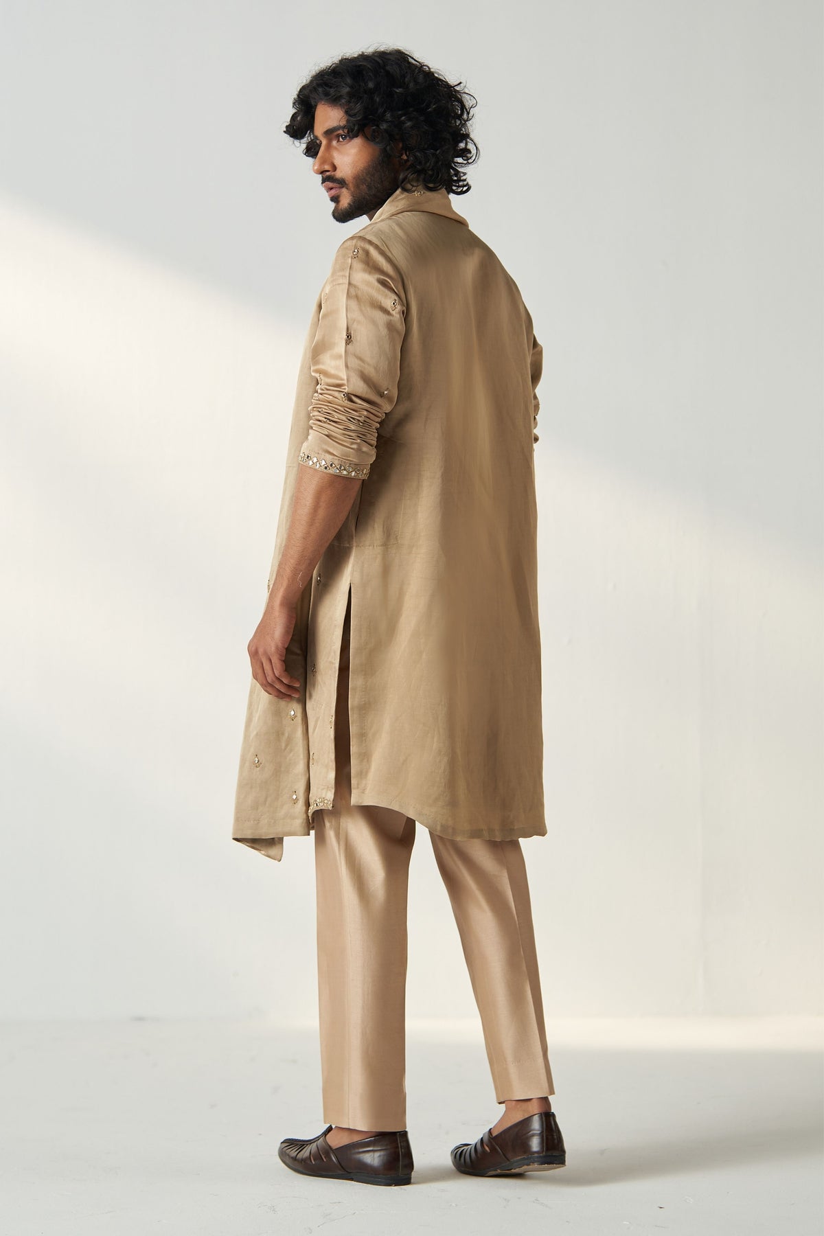 Khaki Gold Vivaan Kurta Set