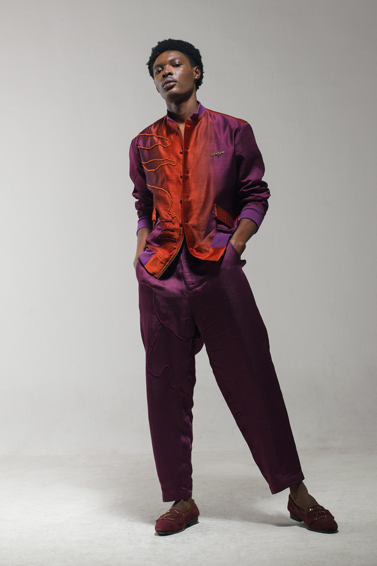 Purple Trousers