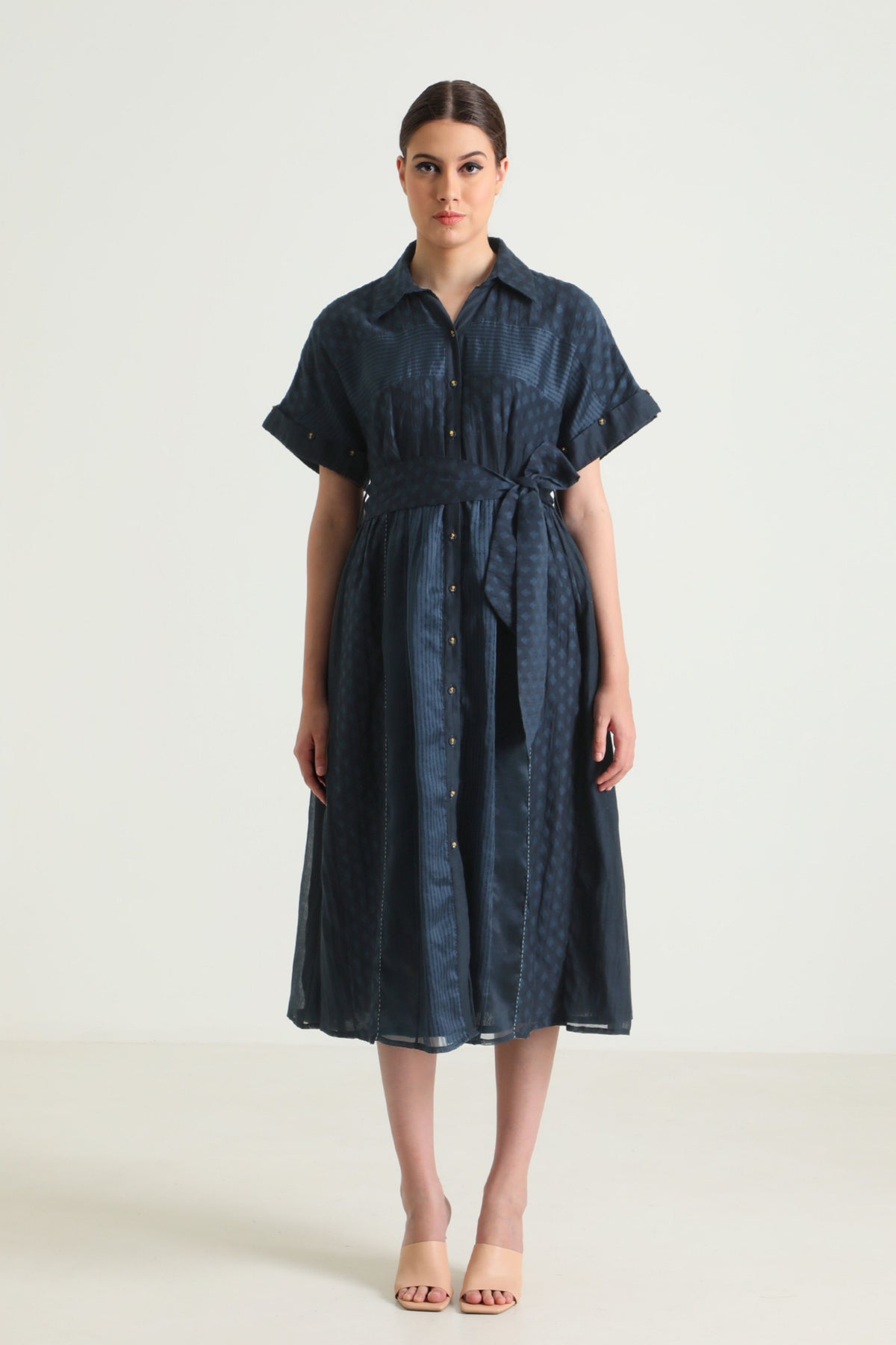 Banarsi Indigo Dress