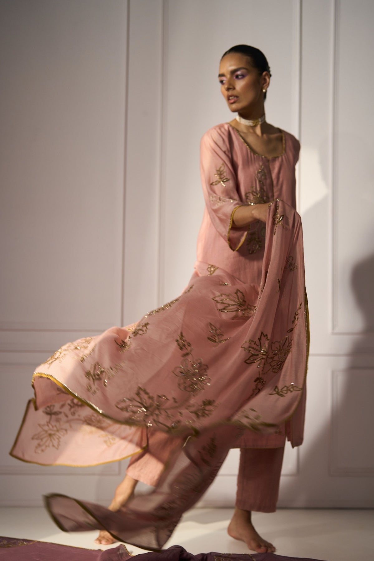 Pink Balori Kurta