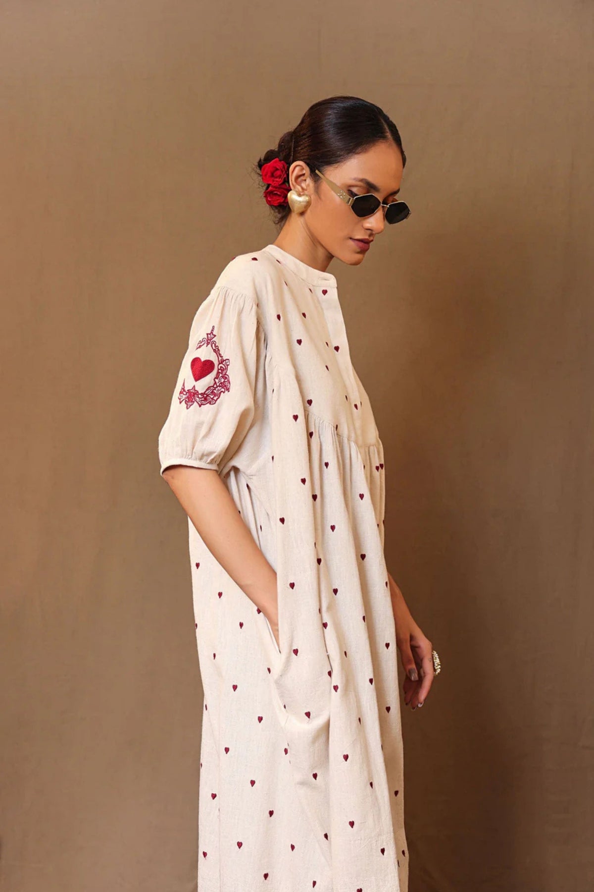 Off- White Acra Tunic Set