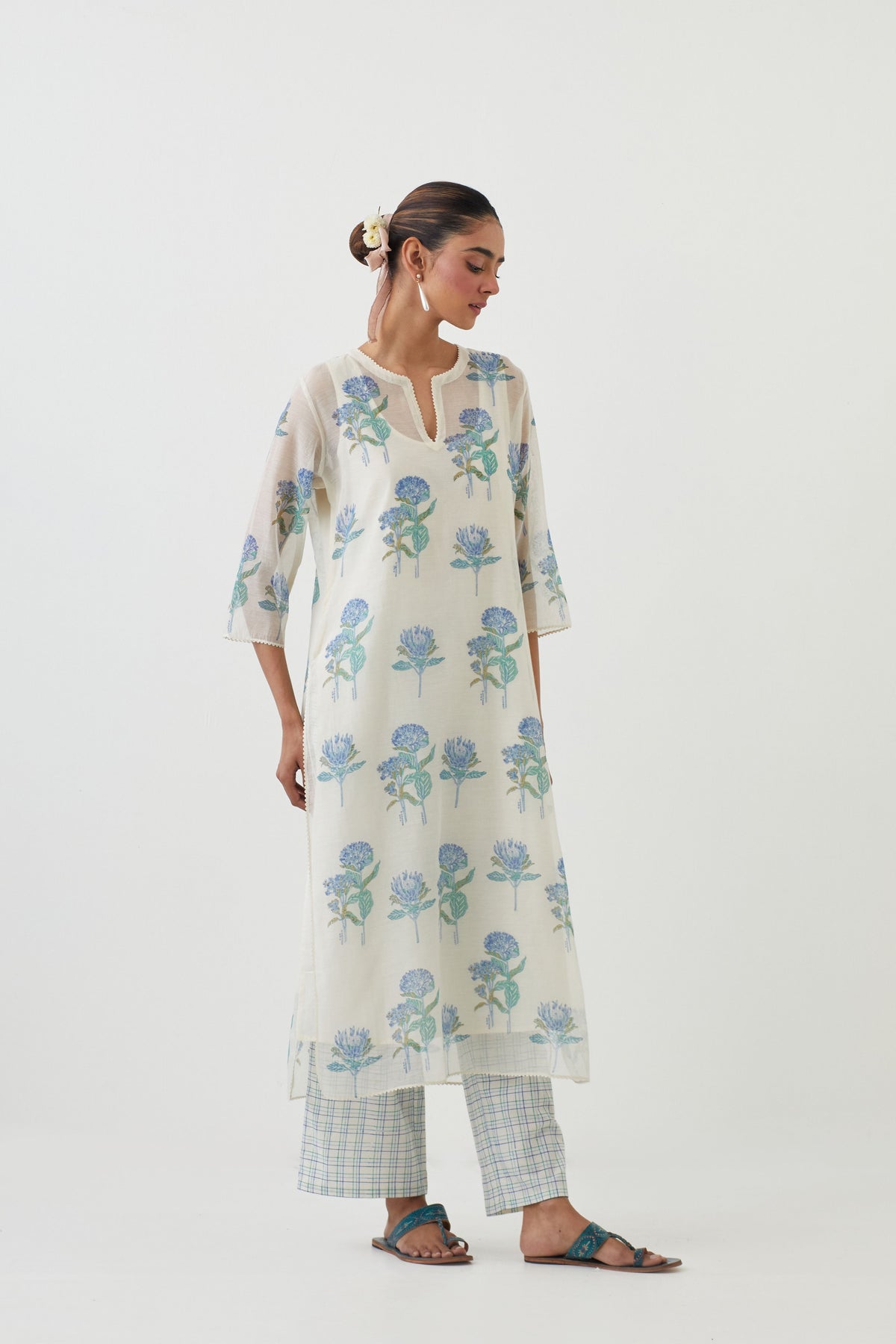 Botanic Blue Kurta Set